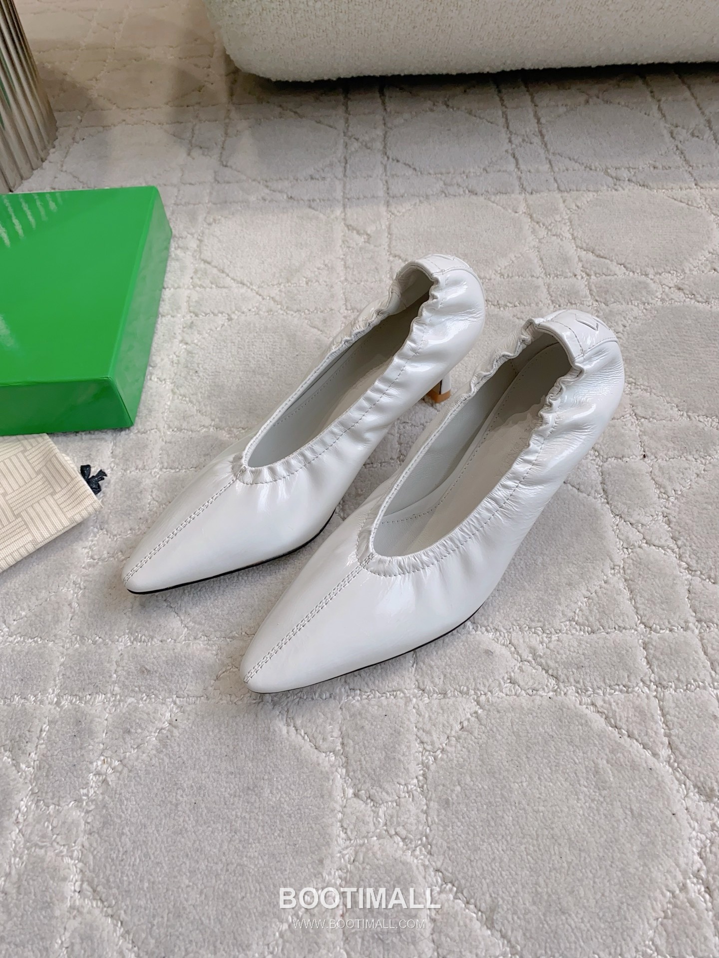 Bottega Veneta Classic Witch Square-Toe Pump Calfskin Black 보테가 베네타 클래식 위치 스퀘어토 펌프스 송아지가죽 블랙 3