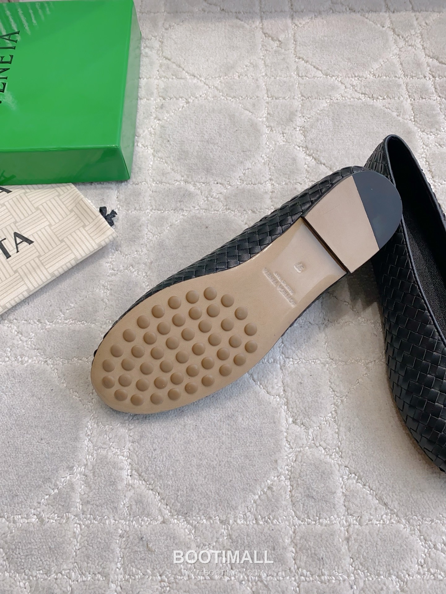 Bottega Veneta Intrecciato Lace-Trim Ballet Woven Leather Multicolor Flat 보테가 베네타 인트레치아토 레이스 트림 발레 우븐 레더 멀티컬러 플랫 5