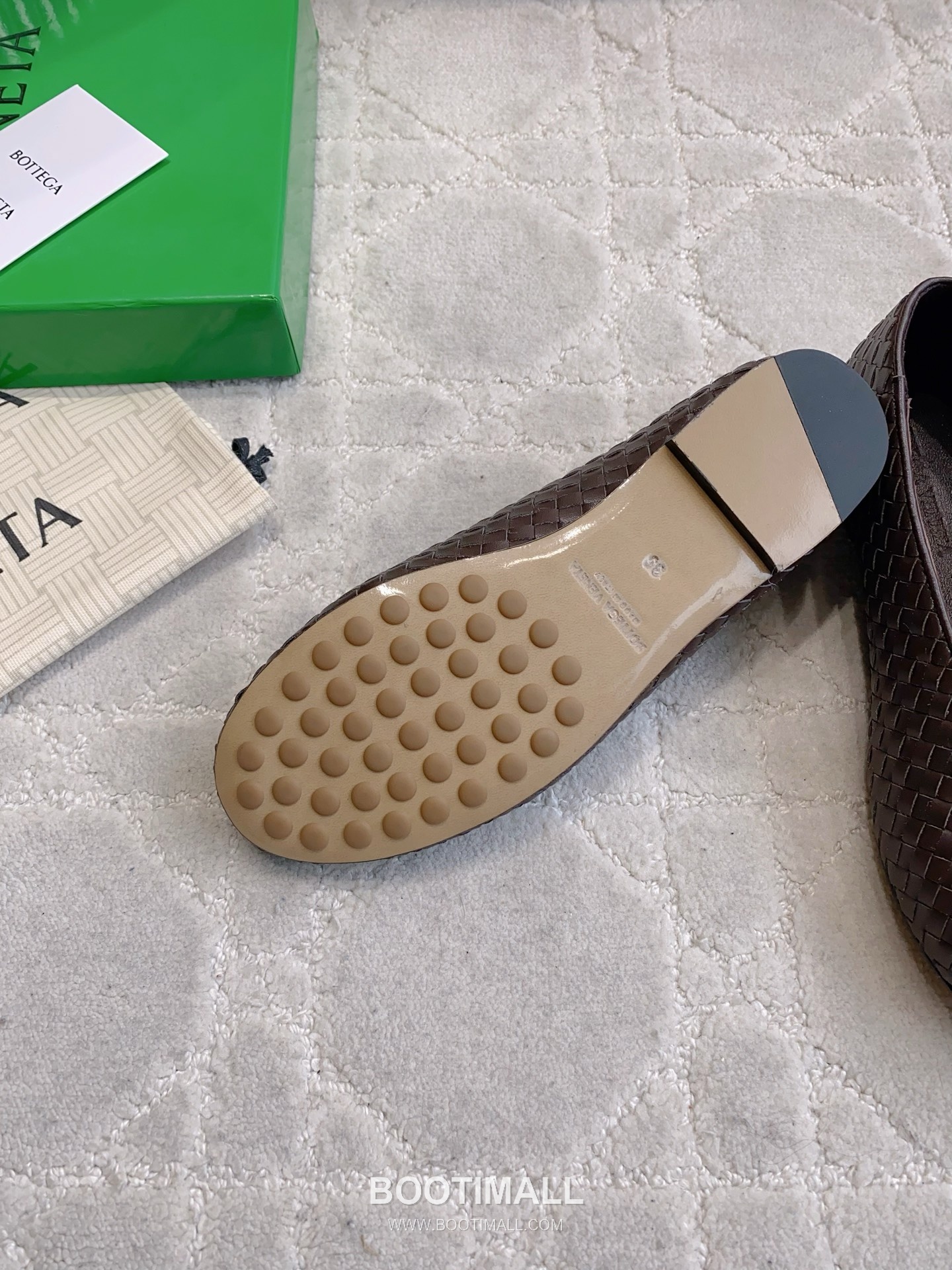 Bottega Veneta Intrecciato Lace-Trim Ballet Woven Leather Multicolor Flat 보테가 베네타 인트레치아토 레이스 트림 발레 우븐 레더 멀티컬러 플랫 5