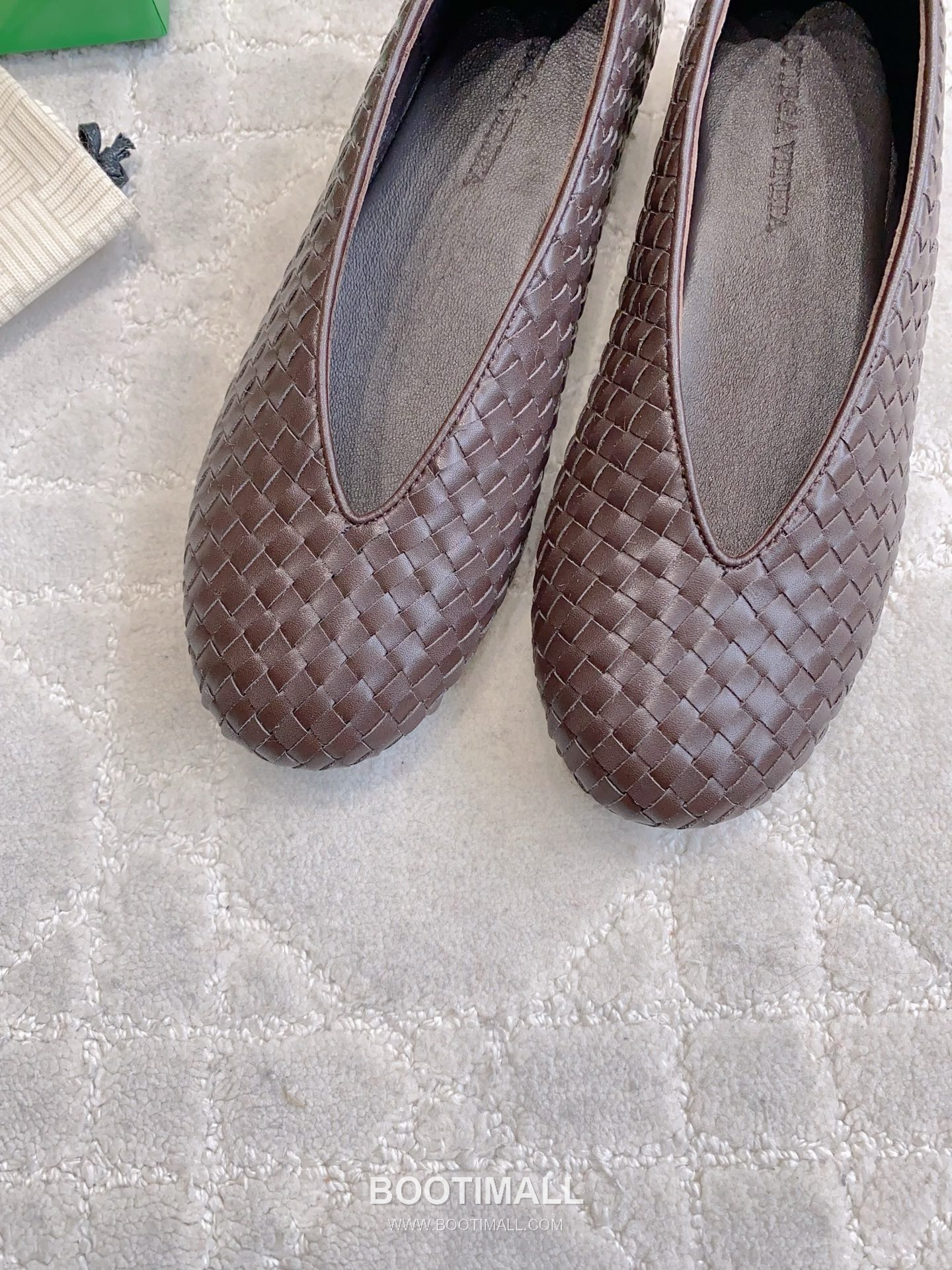 Bottega Veneta Intrecciato Lace-Trim Ballet Woven Leather Multicolor Flat 보테가 베네타 인트레치아토 레이스 트림 발레 우븐 레더 멀티컬러 플랫 6