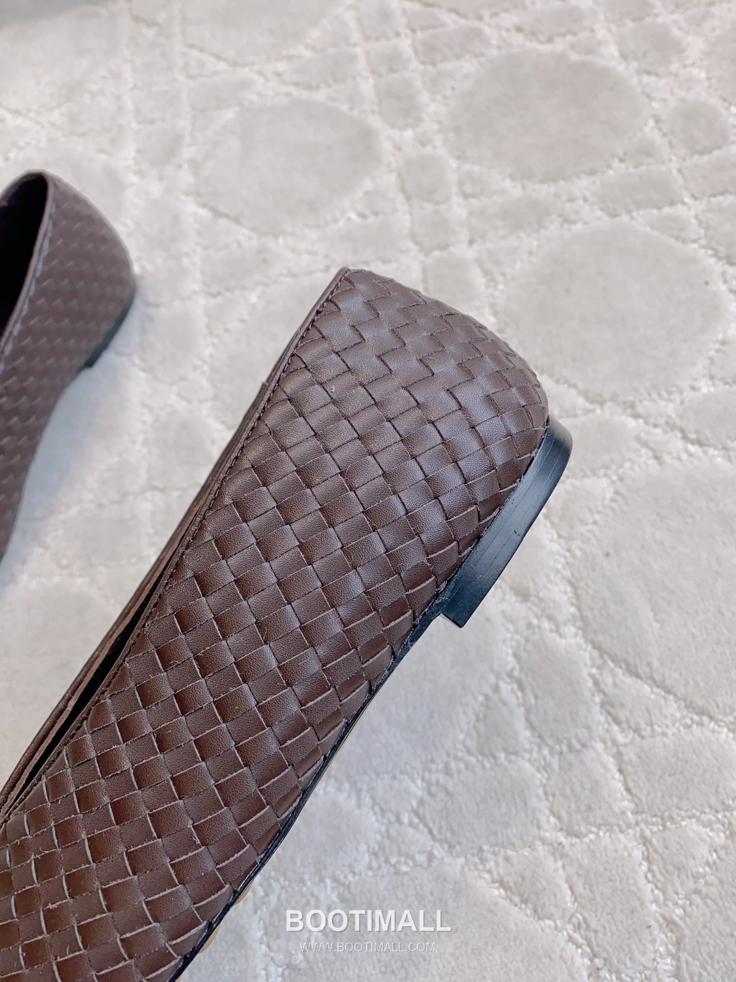 Bottega Veneta Intrecciato Lace-Trim Ballet Woven Leather Multicolor Flat 보테가 베네타 인트레치아토 레이스 트림 발레 우븐 레더 멀티컬러 플랫 8