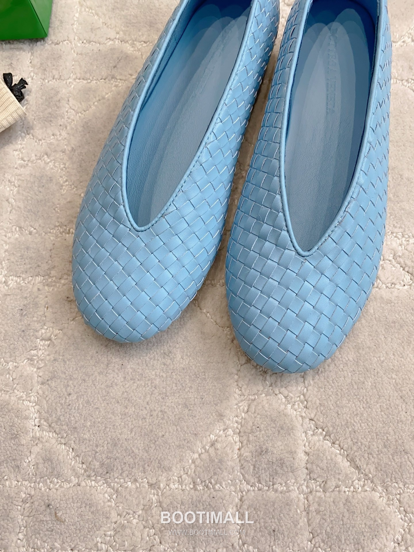 Bottega Veneta Intrecciato Lace-Trim Ballet Woven Leather Multicolor Flat 보테가 베네타 인트레치아토 레이스 트림 발레 우븐 레더 멀티컬러 플랫 6