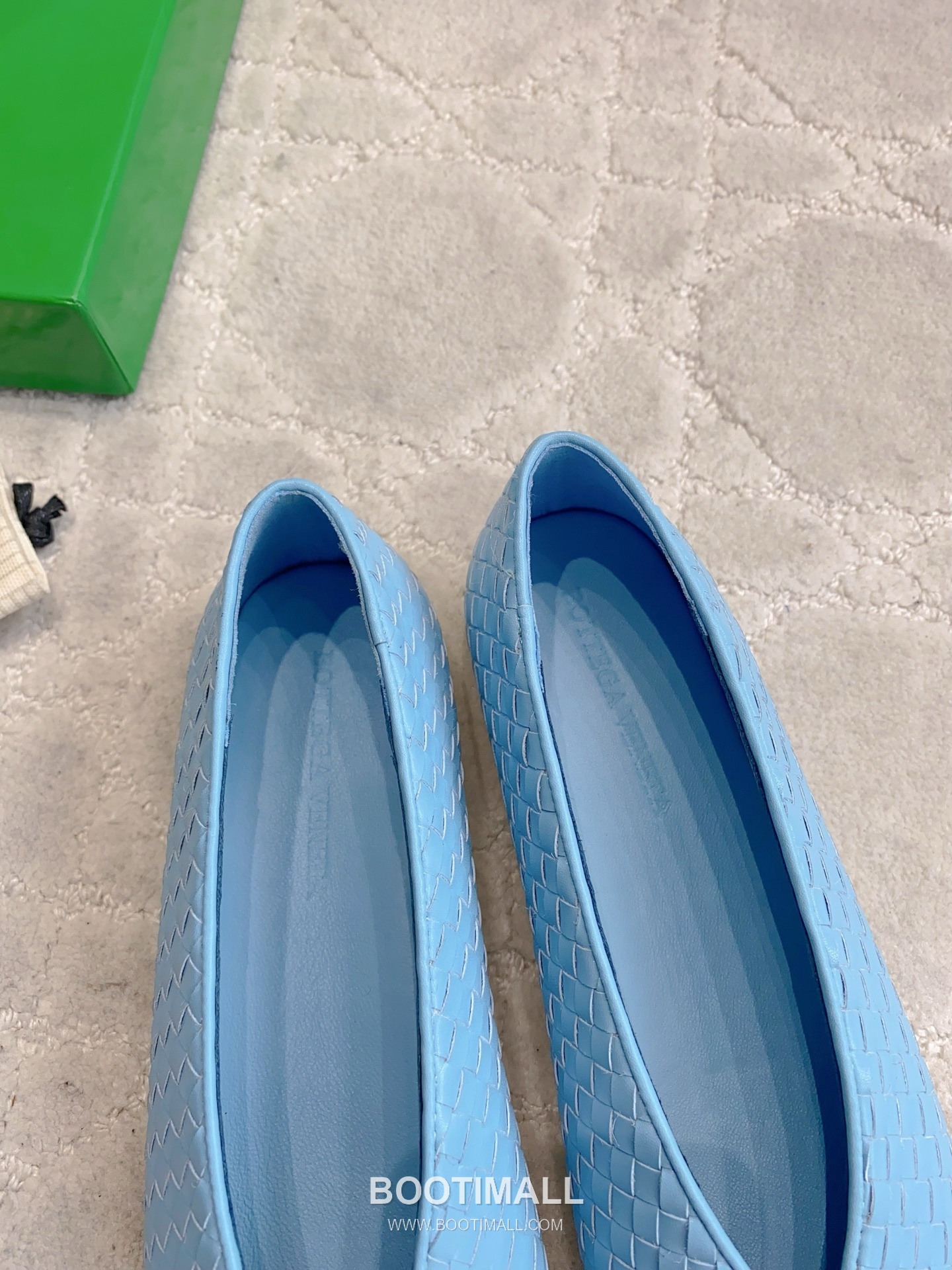 Bottega Veneta Intrecciato Lace-Trim Ballet Woven Leather Multicolor Flat 보테가 베네타 인트레치아토 레이스 트림 발레 우븐 레더 멀티컬러 플랫 7