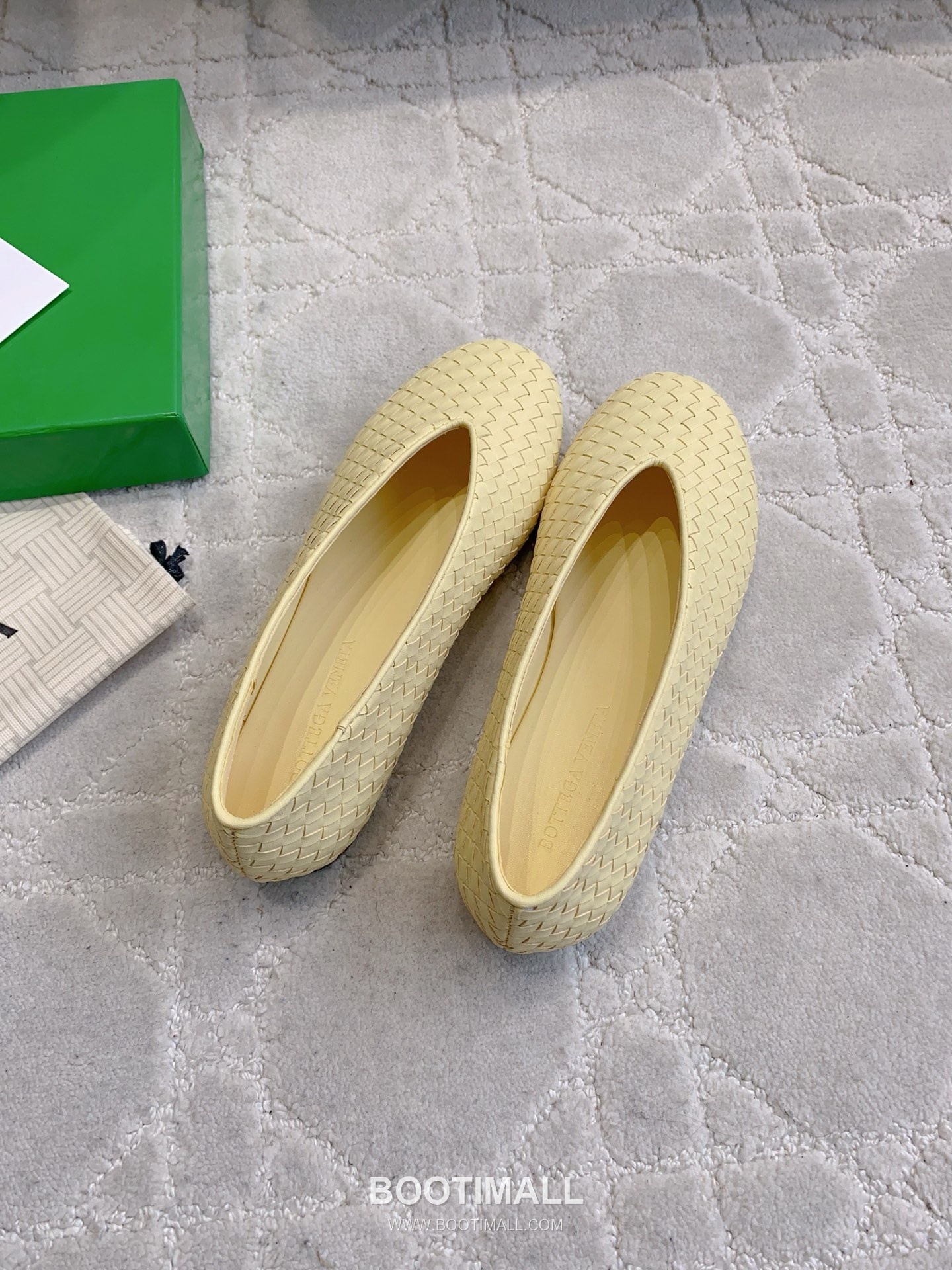 Bottega Veneta Intrecciato Lace-Trim Ballet Woven Leather Multicolor Flat 보테가 베네타 인트레치아토 레이스 트림 발레 우븐 레더 멀티컬러 플랫 4