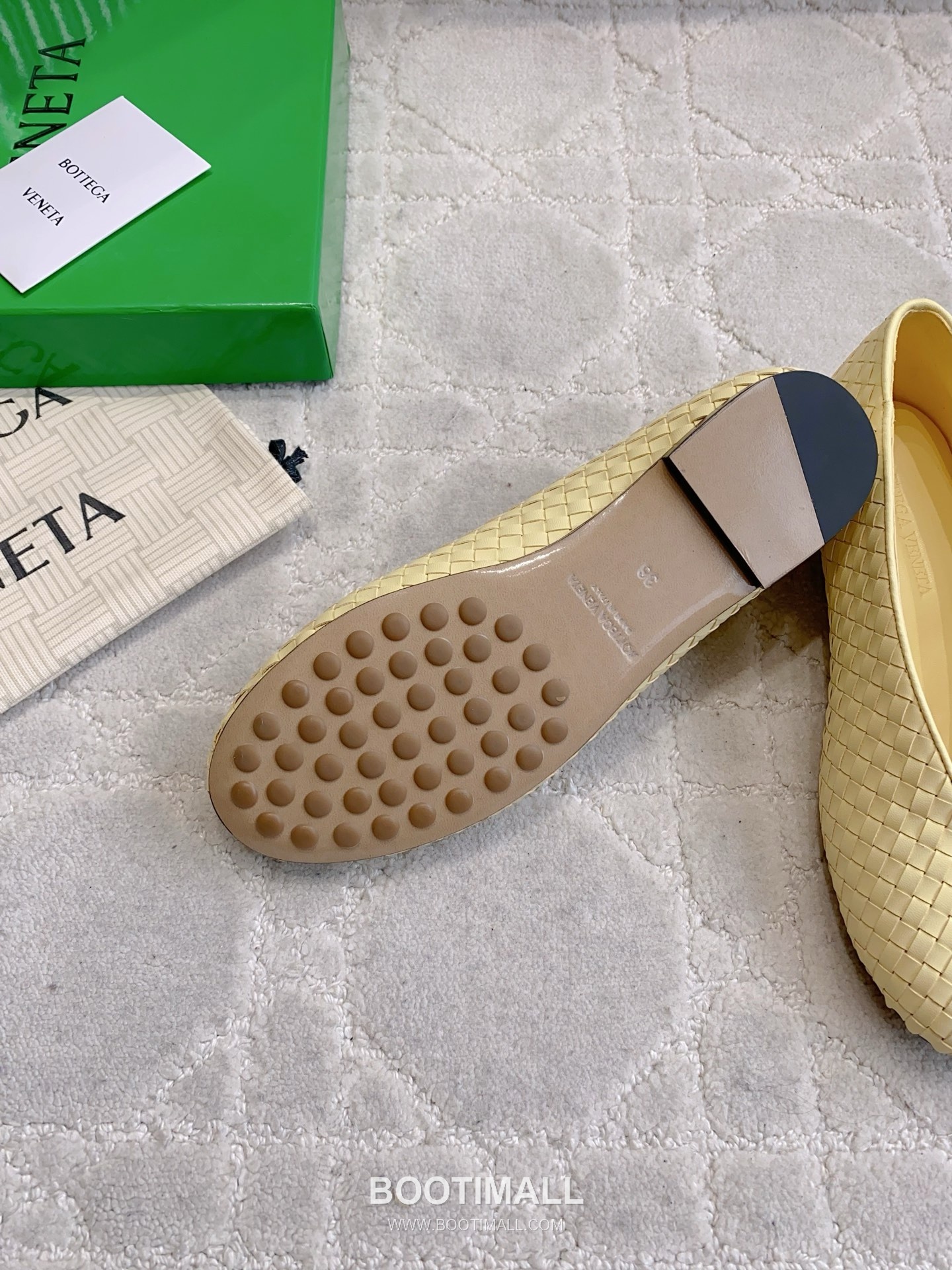 Bottega Veneta Intrecciato Lace-Trim Ballet Woven Leather Multicolor Flat 보테가 베네타 인트레치아토 레이스 트림 발레 우븐 레더 멀티컬러 플랫 5