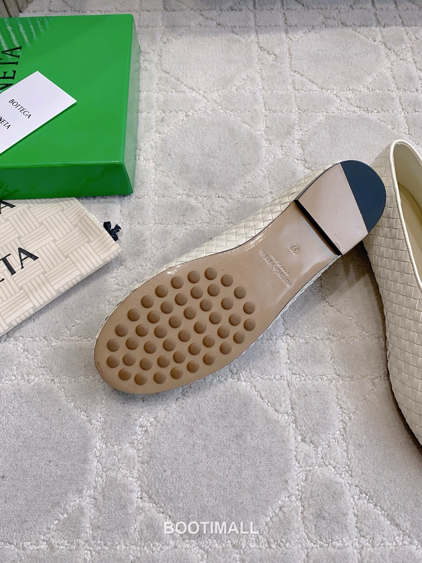 Bottega Veneta Intrecciato Lace-Trim Ballet Woven Leather Multicolor Flat 보테가 베네타 인트레치아토 레이스 트림 발레 우븐 레더 멀티컬러 플랫 5