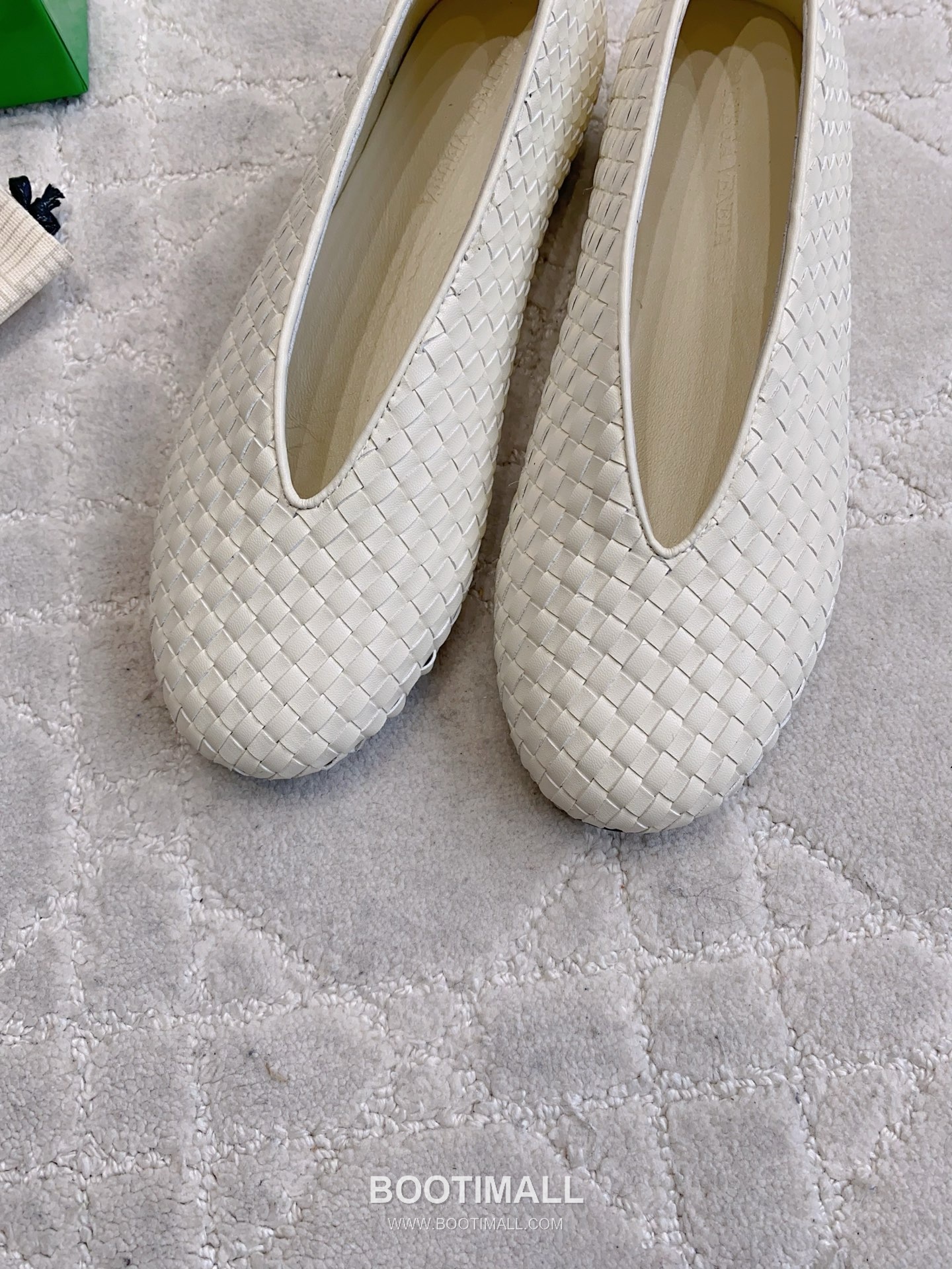 Bottega Veneta Intrecciato Lace-Trim Ballet Woven Leather Multicolor Flat 보테가 베네타 인트레치아토 레이스 트림 발레 우븐 레더 멀티컬러 플랫 6