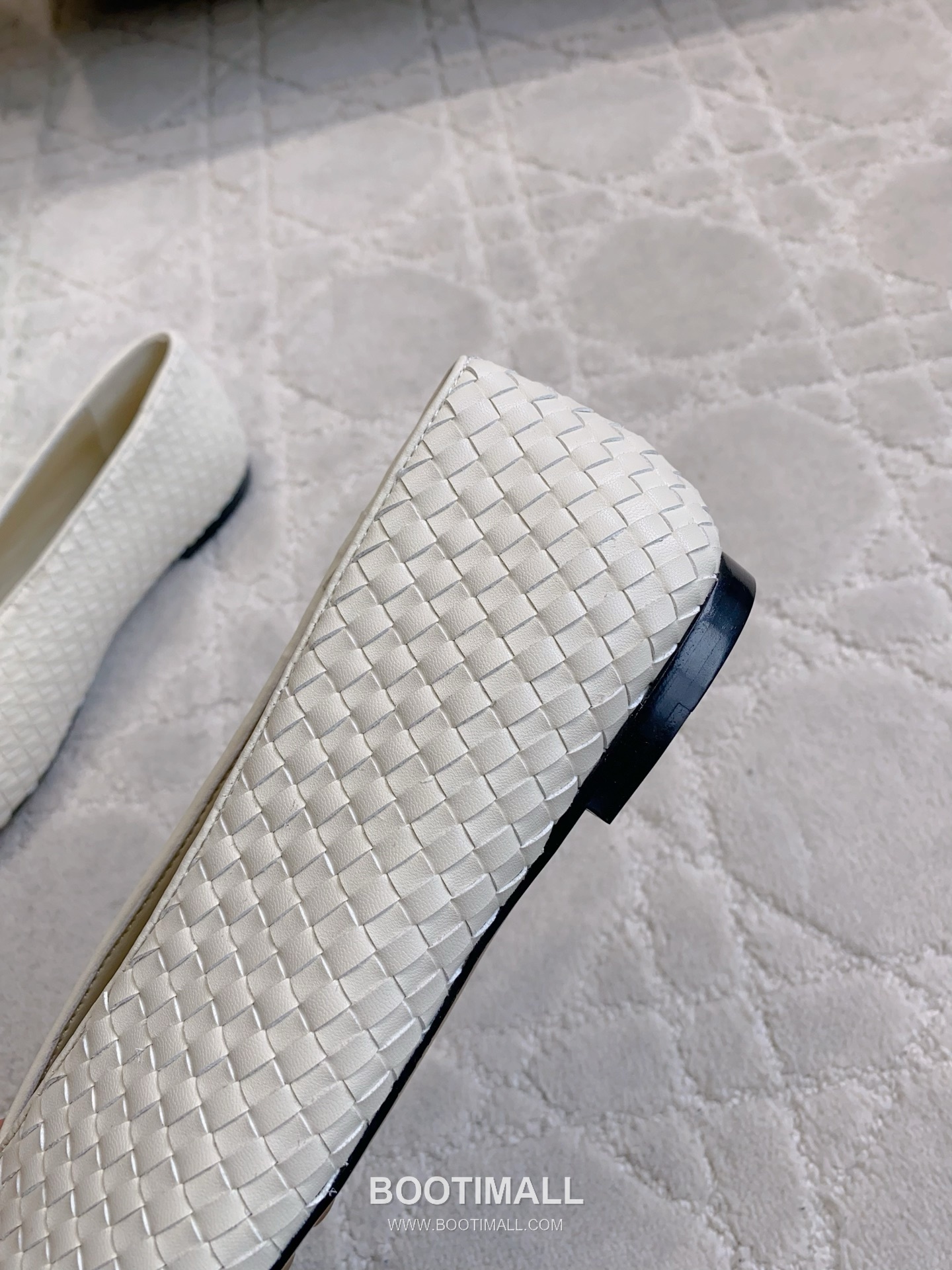 Bottega Veneta Intrecciato Lace-Trim Ballet Woven Leather Multicolor Flat 보테가 베네타 인트레치아토 레이스 트림 발레 우븐 레더 멀티컬러 플랫 8