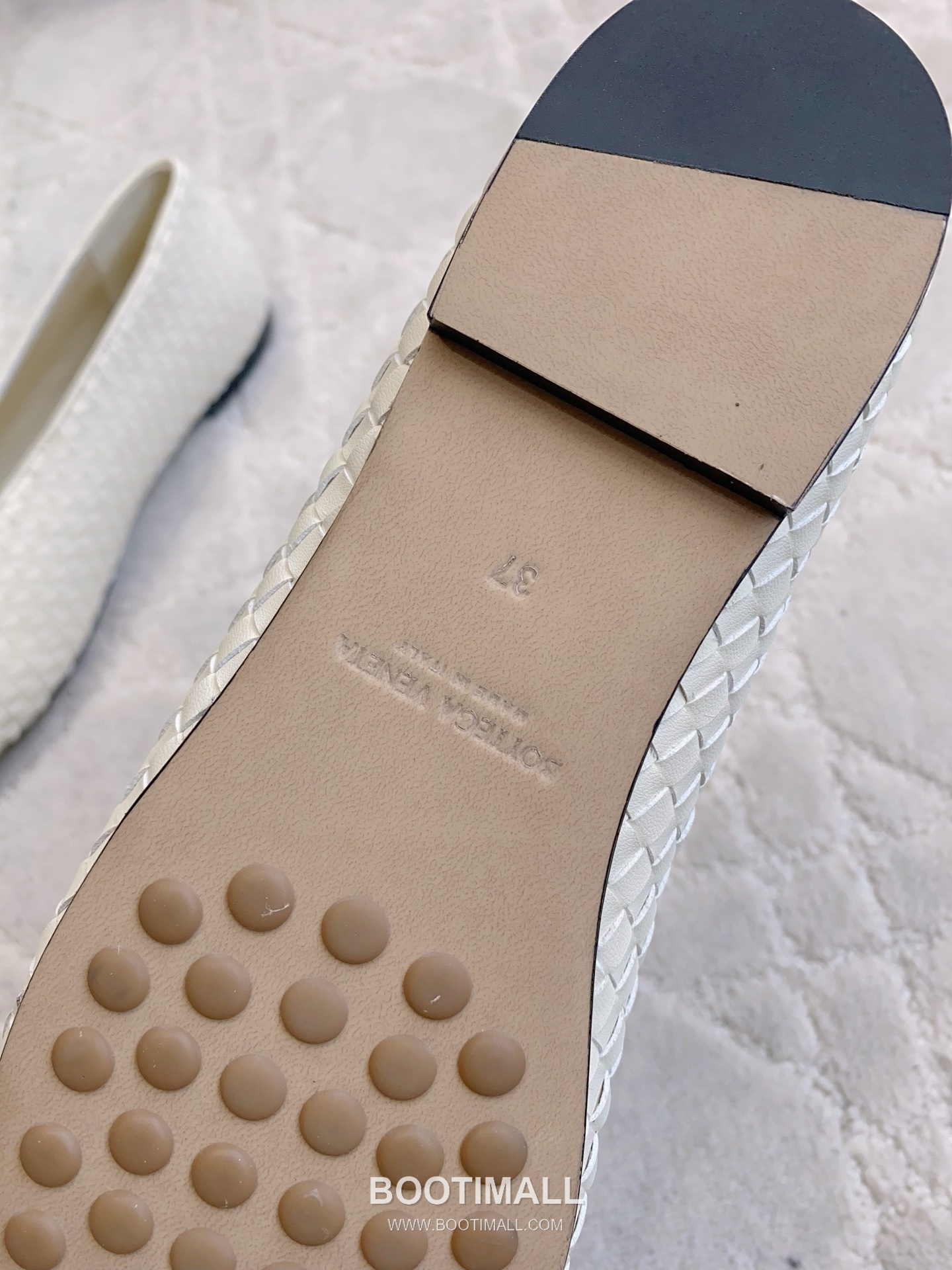 Bottega Veneta Intrecciato Lace-Trim Ballet Woven Leather Multicolor Flat 보테가 베네타 인트레치아토 레이스 트림 발레 우븐 레더 멀티컬러 플랫 9