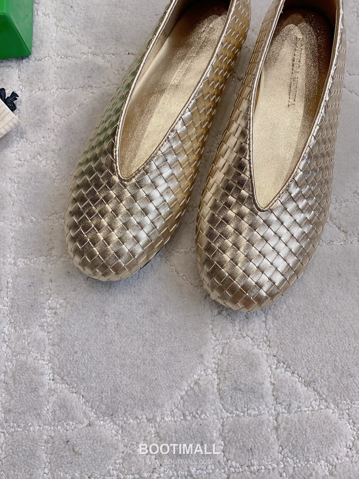 Bottega Veneta Intrecciato Lace-Trim Ballet Woven Leather Multicolor Flat 보테가 베네타 인트레치아토 레이스 트림 발레 우븐 레더 멀티컬러 플랫 6