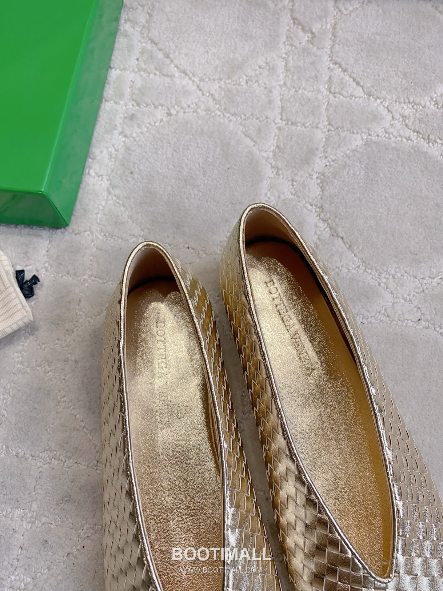 Bottega Veneta Intrecciato Lace-Trim Ballet Woven Leather Multicolor Flat 보테가 베네타 인트레치아토 레이스 트림 발레 우븐 레더 멀티컬러 플랫 7