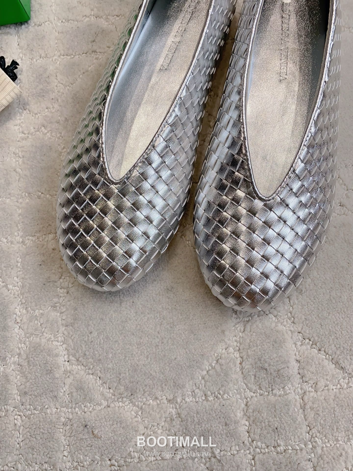 Bottega Veneta Intrecciato Lace-Trim Ballet Woven Leather Multicolor Flat 보테가 베네타 인트레치아토 레이스 트림 발레 우븐 레더 멀티컬러 플랫 6