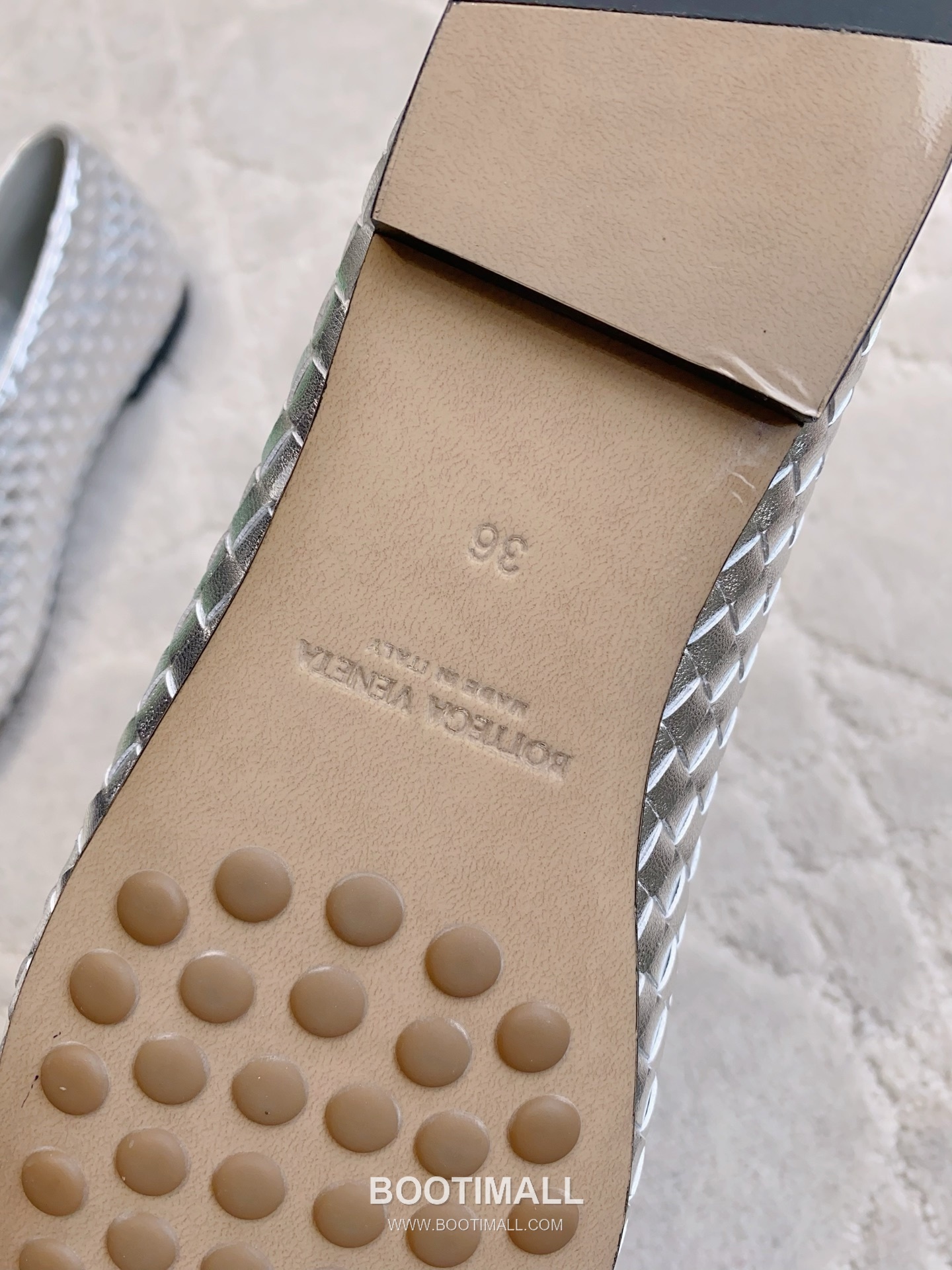 Bottega Veneta Intrecciato Lace-Trim Ballet Woven Leather Multicolor Flat 보테가 베네타 인트레치아토 레이스 트림 발레 우븐 레더 멀티컬러 플랫 9