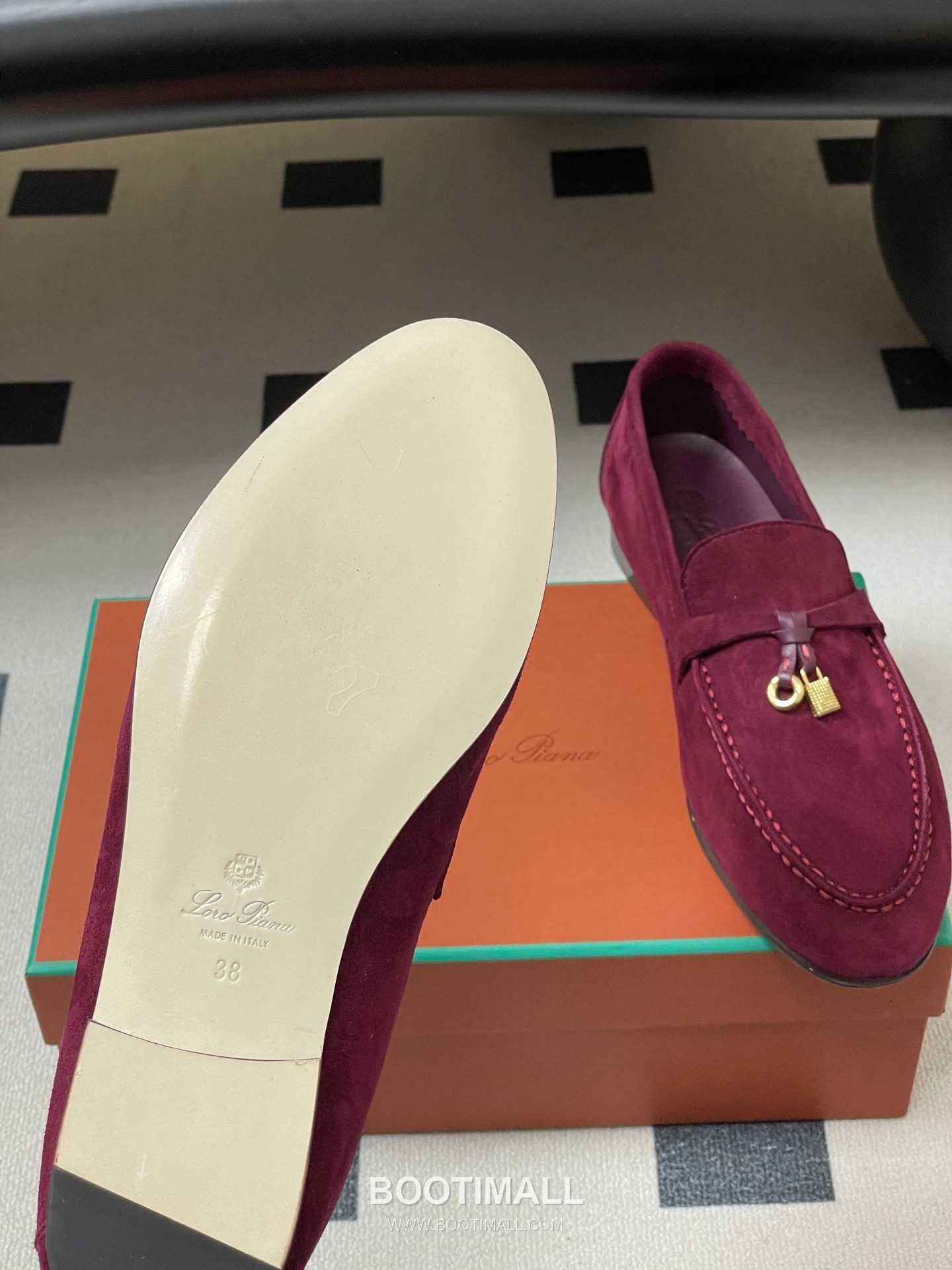 Loro Piana Joan Summer Charms Walk Suede Beige Loafer 로로피아나 조안 서머 참스 워크 스웨이드 베이지 로퍼 8