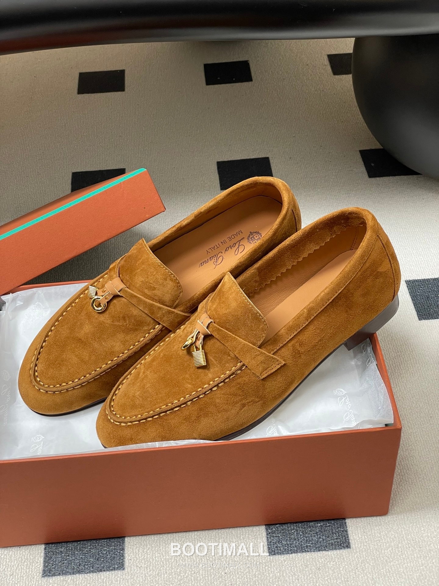 Loro Piana Joan Summer Charms Walk Suede Beige Loafer 로로피아나 조안 서머 참스 워크 스웨이드 베이지 로퍼 4