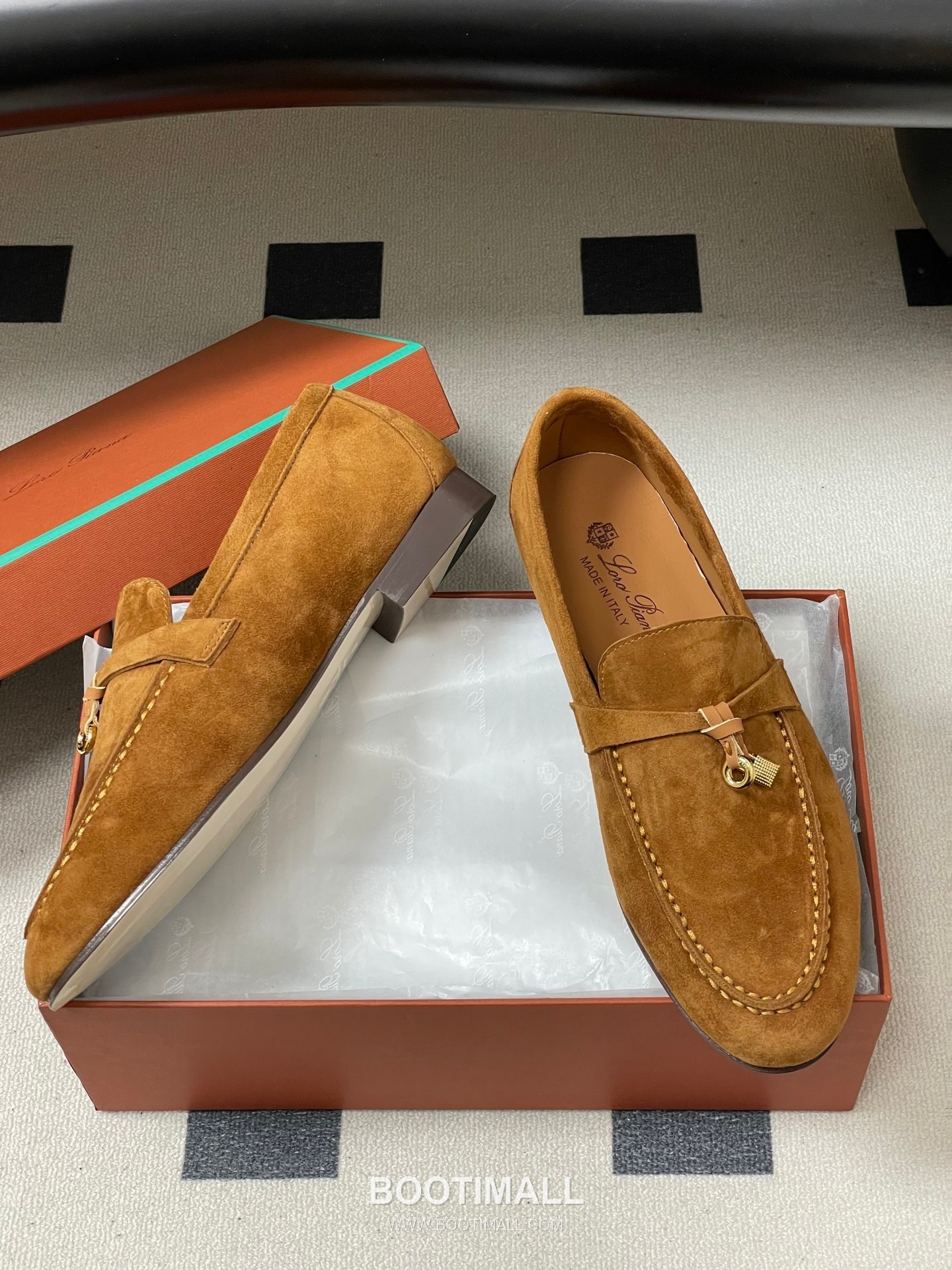 Loro Piana Joan Summer Charms Walk Suede Beige Loafer 로로피아나 조안 서머 참스 워크 스웨이드 베이지 로퍼 5