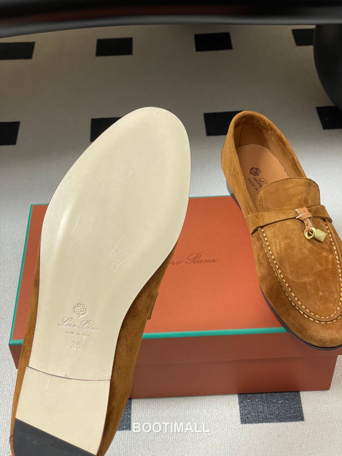 Loro Piana Joan Summer Charms Walk Suede Beige Loafer 로로피아나 조안 서머 참스 워크 스웨이드 베이지 로퍼 8