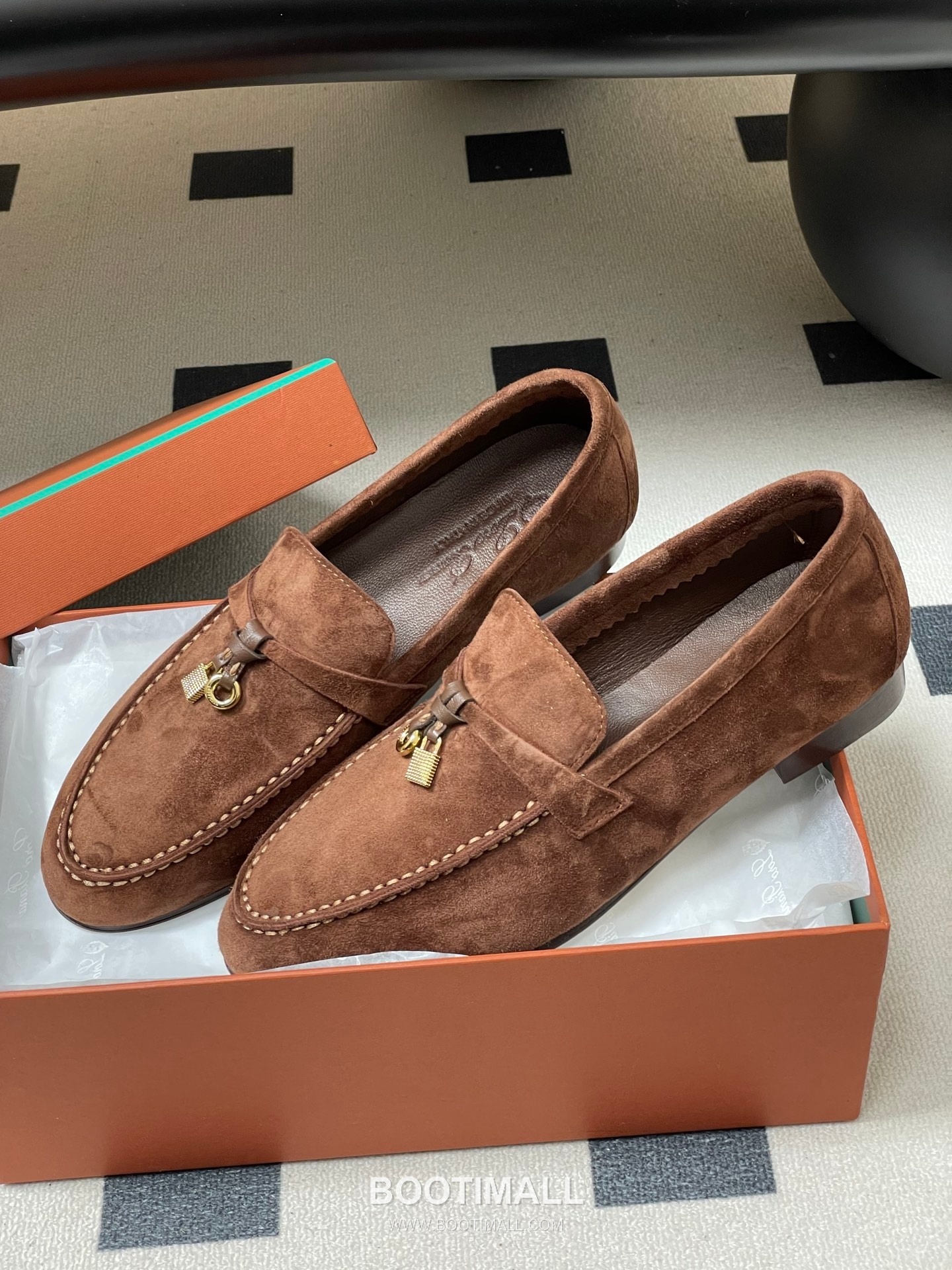 Loro Piana Joan Summer Charms Walk Suede Beige Loafer 로로피아나 조안 서머 참스 워크 스웨이드 베이지 로퍼 4