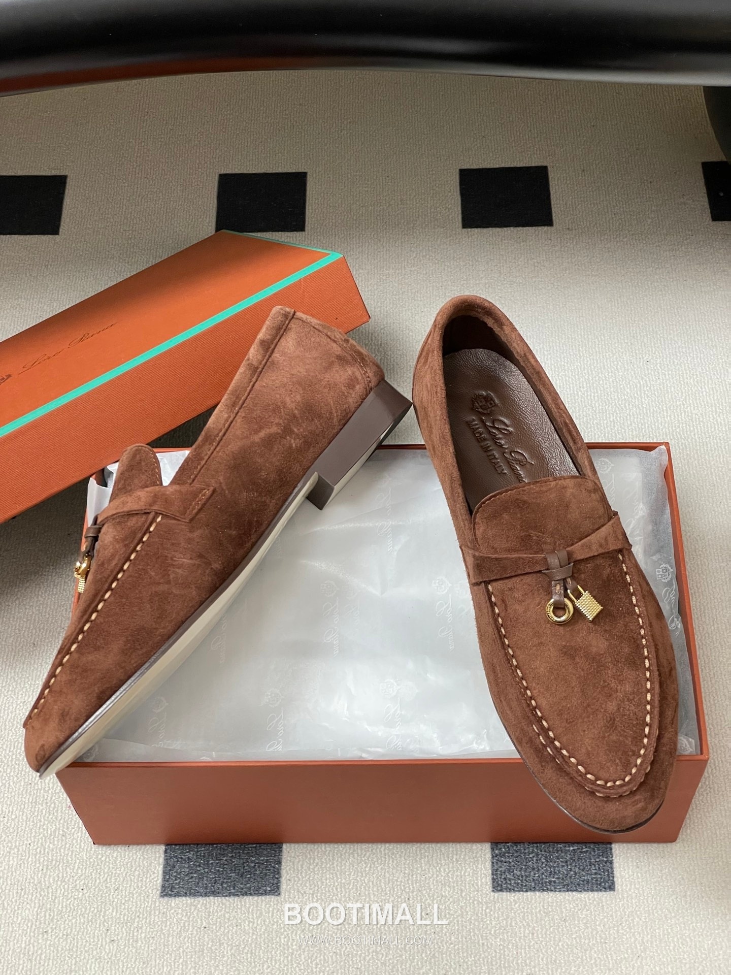 Loro Piana Joan Summer Charms Walk Suede Beige Loafer 로로피아나 조안 서머 참스 워크 스웨이드 베이지 로퍼 5