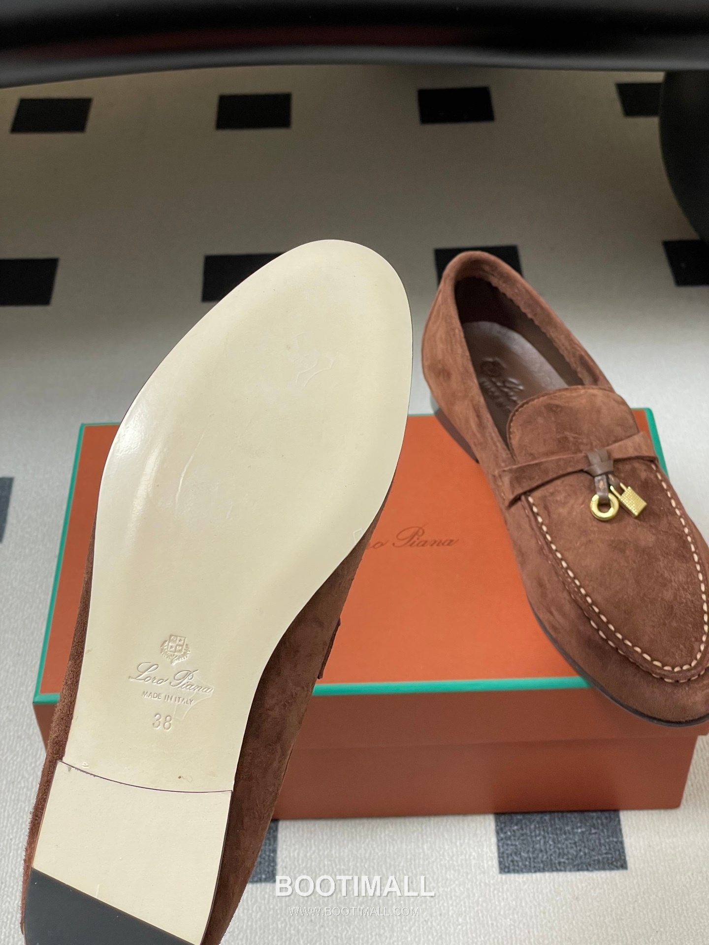 Loro Piana Joan Summer Charms Walk Suede Beige Loafer 로로피아나 조안 서머 참스 워크 스웨이드 베이지 로퍼 8