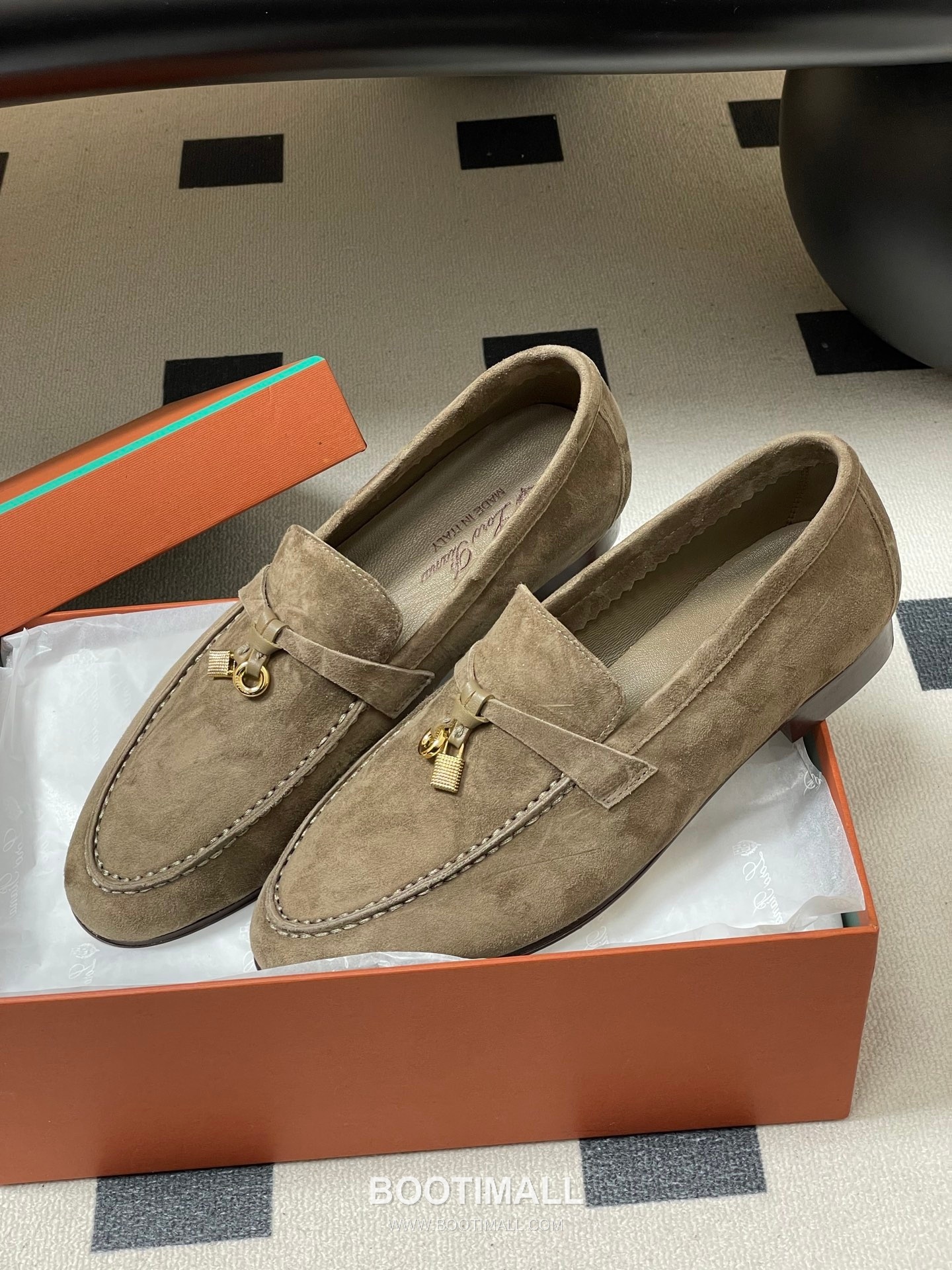 Loro Piana Joan Summer Charms Walk Suede Beige Loafer 로로피아나 조안 서머 참스 워크 스웨이드 베이지 로퍼 4