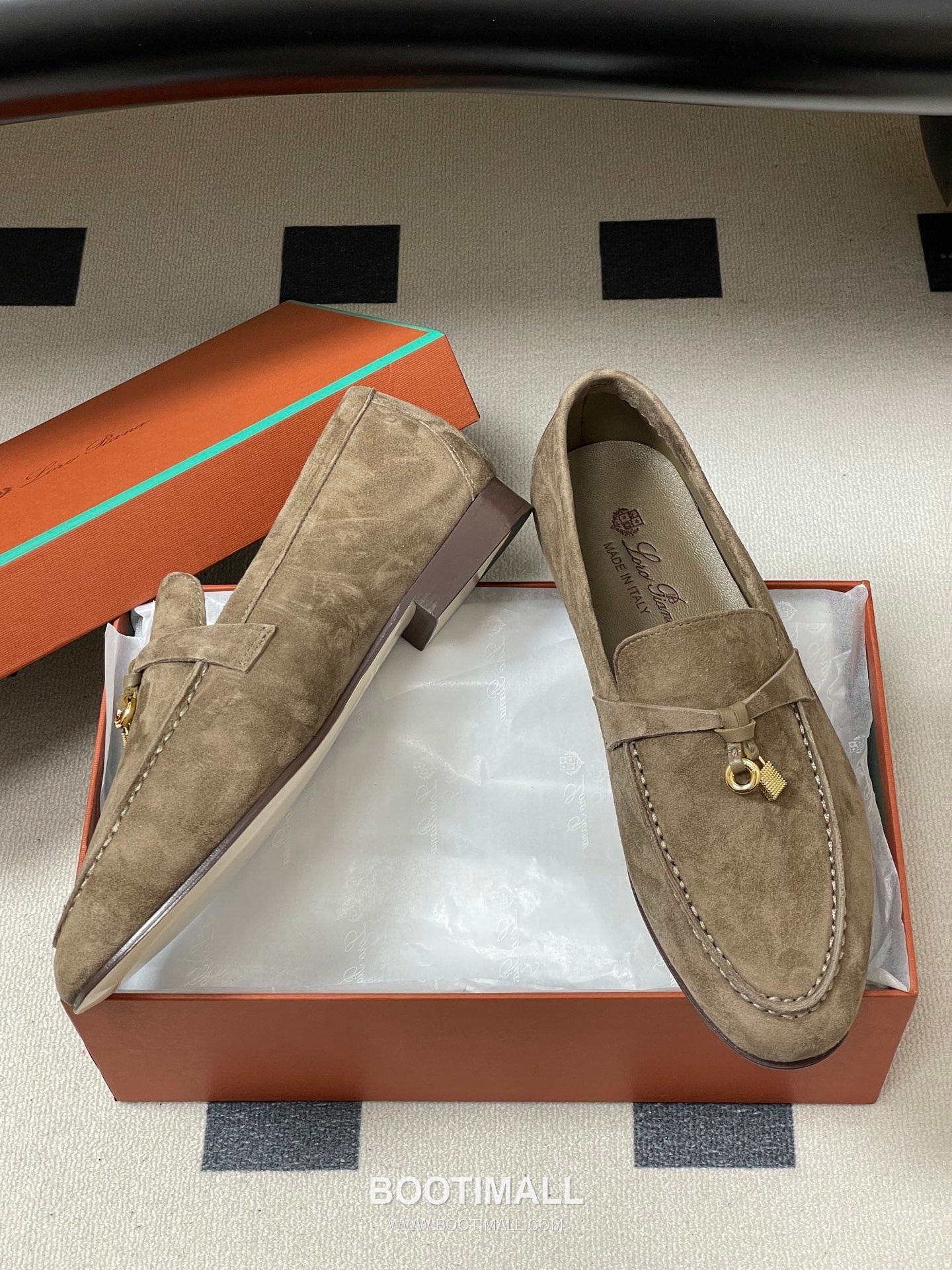 Loro Piana Joan Summer Charms Walk Suede Beige Loafer 로로피아나 조안 서머 참스 워크 스웨이드 베이지 로퍼 5