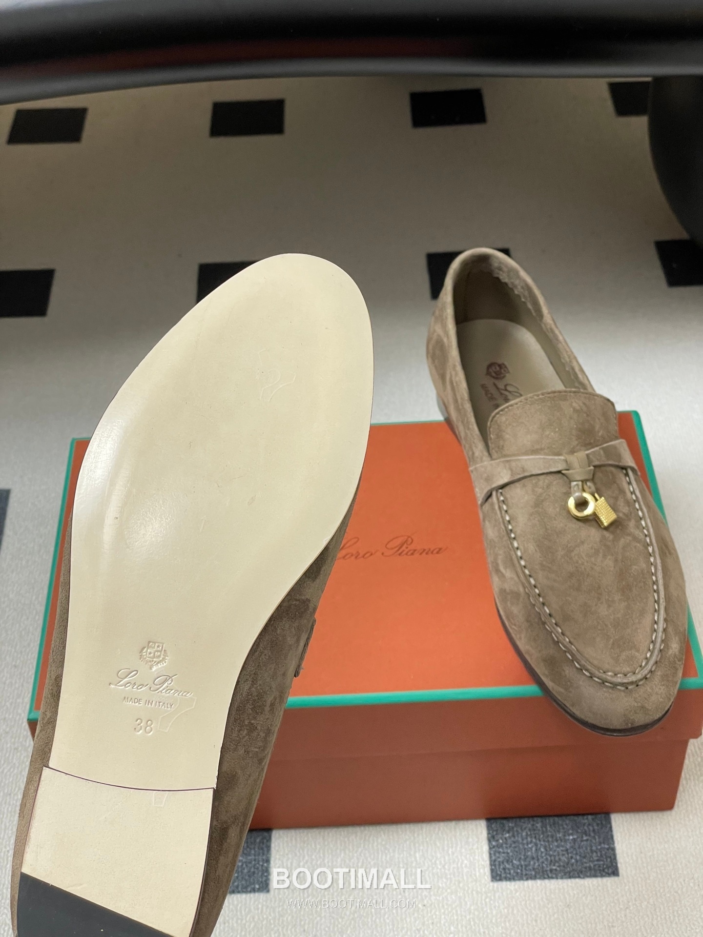 Loro Piana Joan Summer Charms Walk Suede Beige Loafer 로로피아나 조안 서머 참스 워크 스웨이드 베이지 로퍼 8