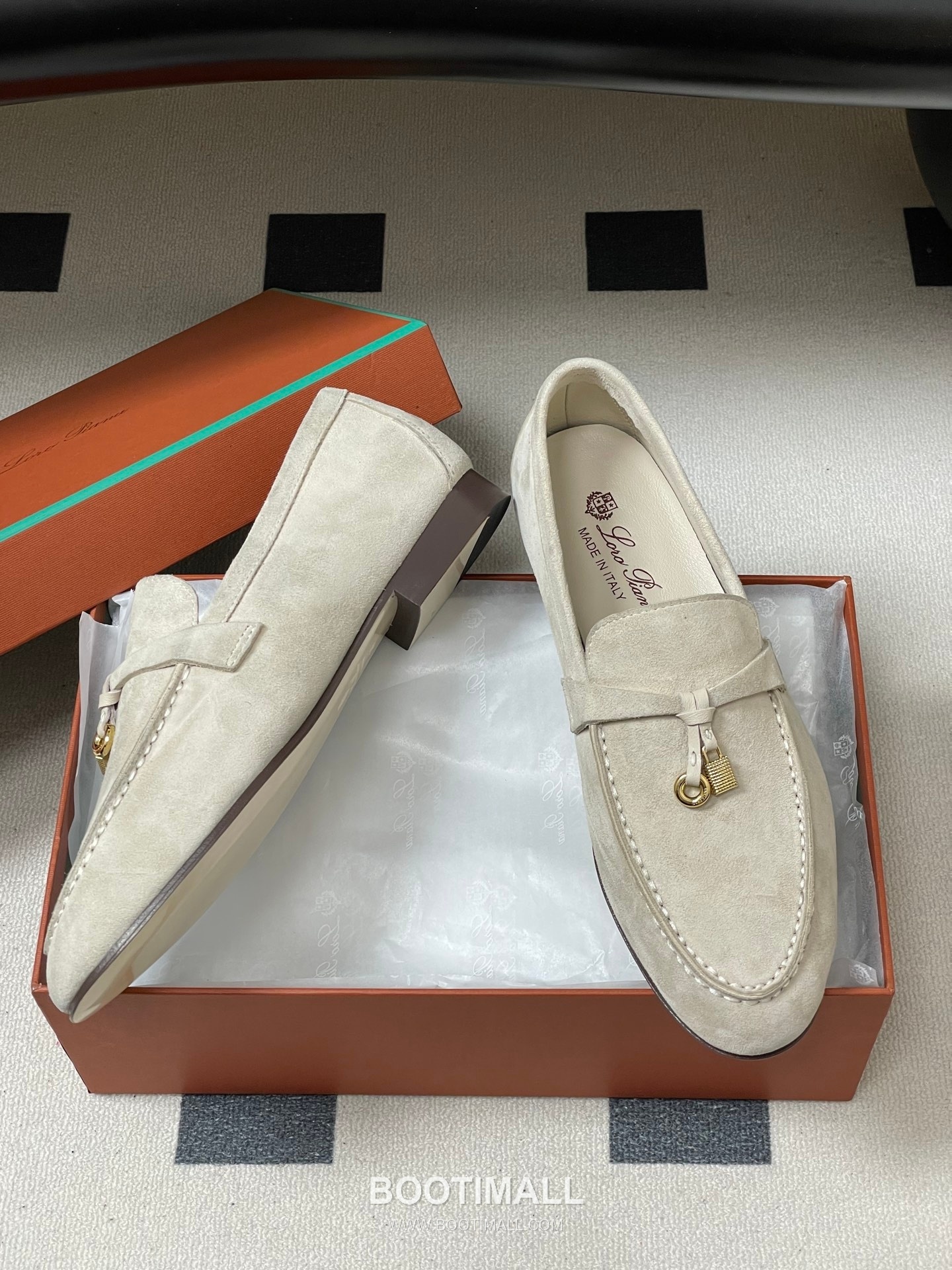 Loro Piana Joan Summer Charms Walk Suede Beige Loafer 로로피아나 조안 서머 참스 워크 스웨이드 베이지 로퍼 5