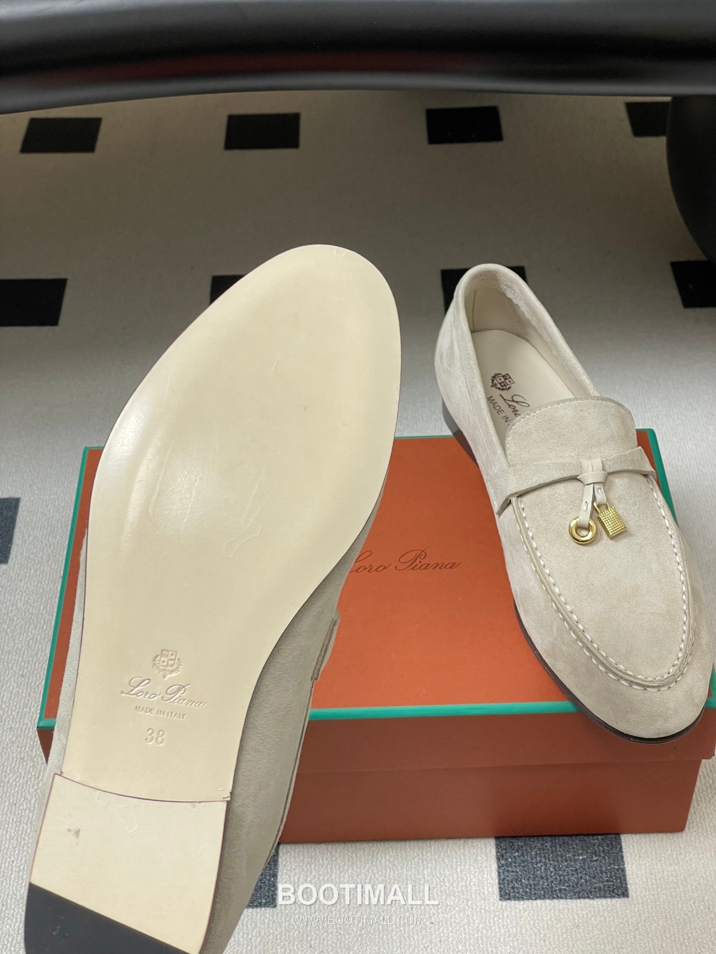 Loro Piana Joan Summer Charms Walk Suede Beige Loafer 로로피아나 조안 서머 참스 워크 스웨이드 베이지 로퍼 8