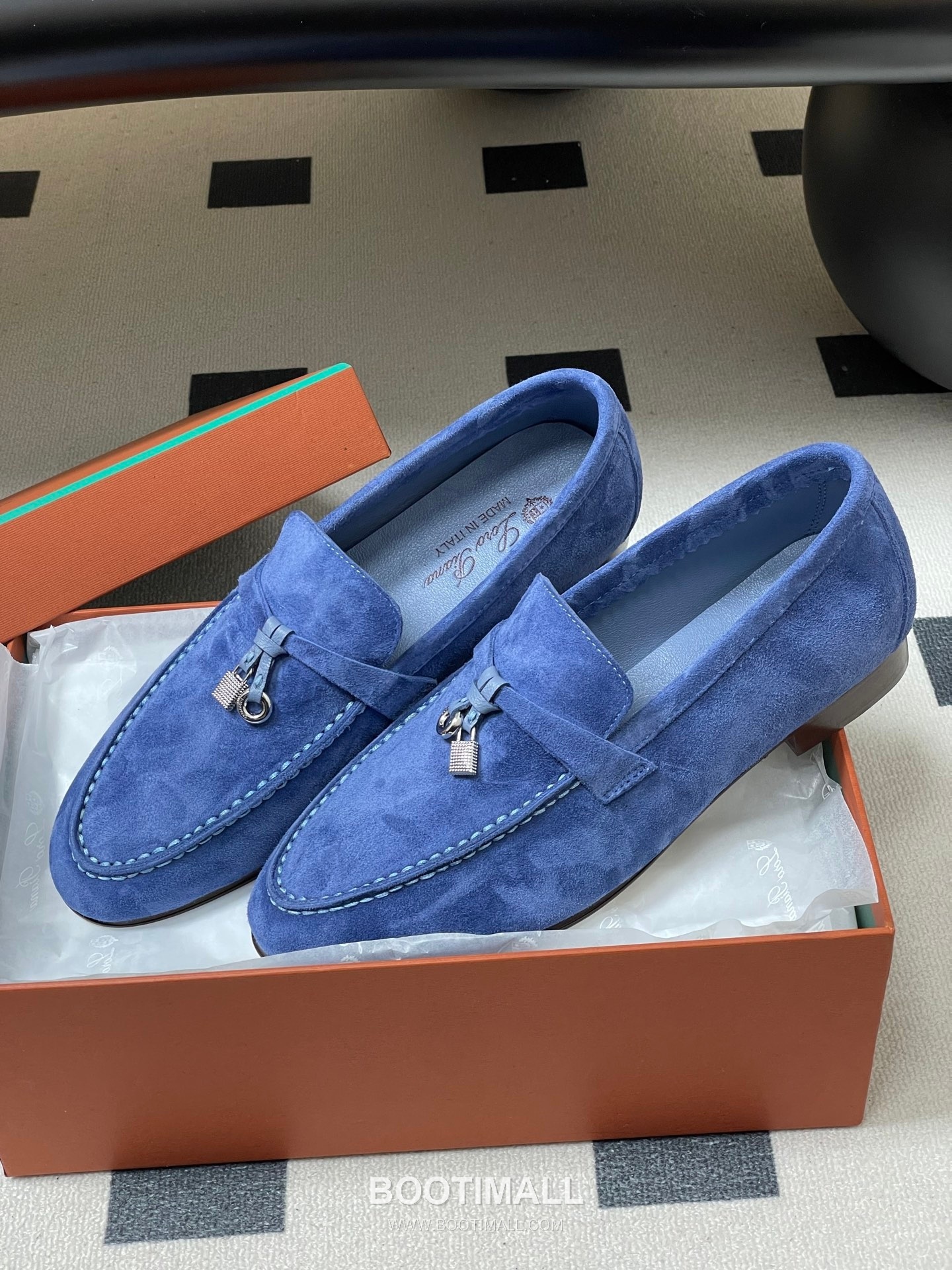 Loro Piana Joan Summer Charms Walk Suede Beige Loafer 로로피아나 조안 서머 참스 워크 스웨이드 베이지 로퍼 4