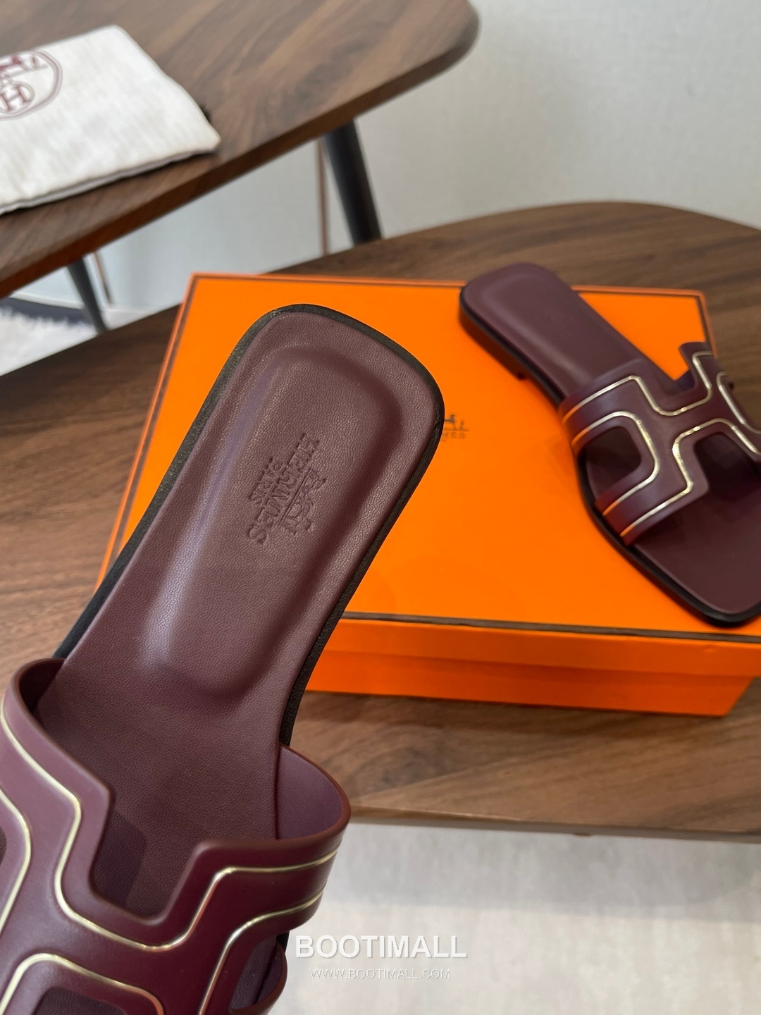 Hermes Oran H Calfskin Slides 에르메스 오란 H 송아지가죽 슬라이드 8