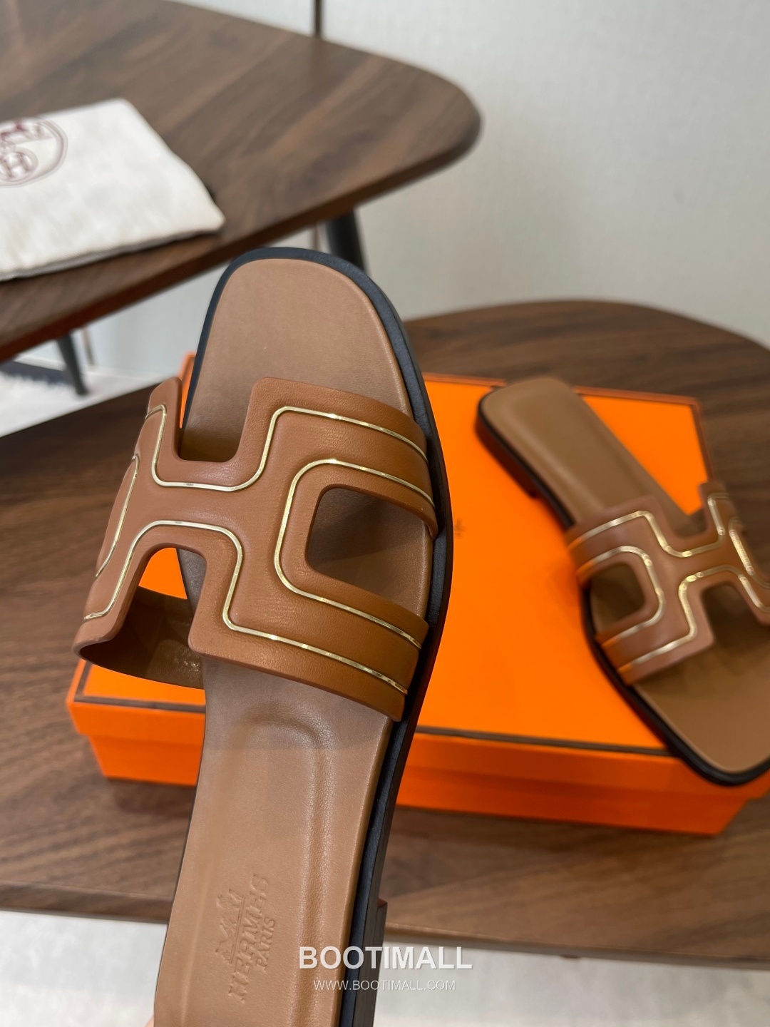 Hermes Oran H Calfskin Slides 에르메스 오란 H 송아지가죽 슬라이드 7