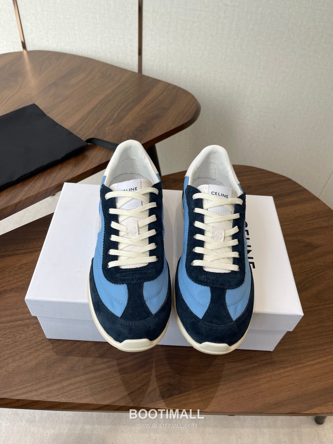 Celine Racer Triomphe Cowhide Textile Black Sneakers 셀린느 레이서 트리옹프 소가죽 텍스타일 블랙 스니커즈 1