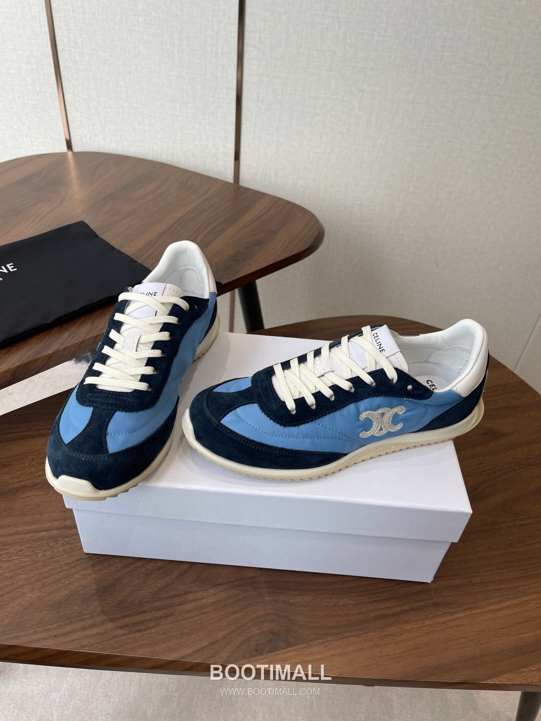 Celine Racer Triomphe Cowhide Textile Black Sneakers 셀린느 레이서 트리옹프 소가죽 텍스타일 블랙 스니커즈 4