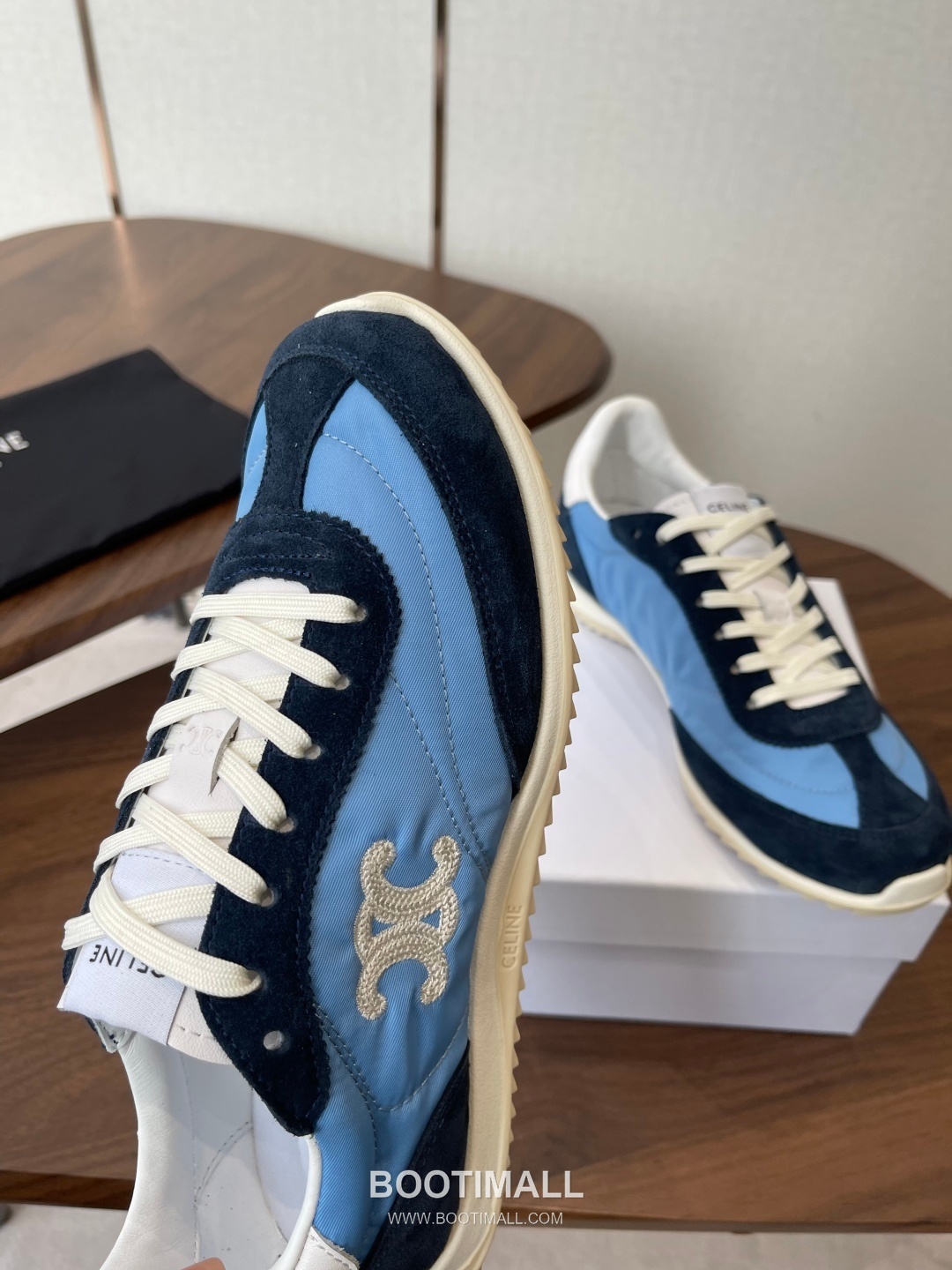 Celine Racer Triomphe Cowhide Textile Black Sneakers 셀린느 레이서 트리옹프 소가죽 텍스타일 블랙 스니커즈 6