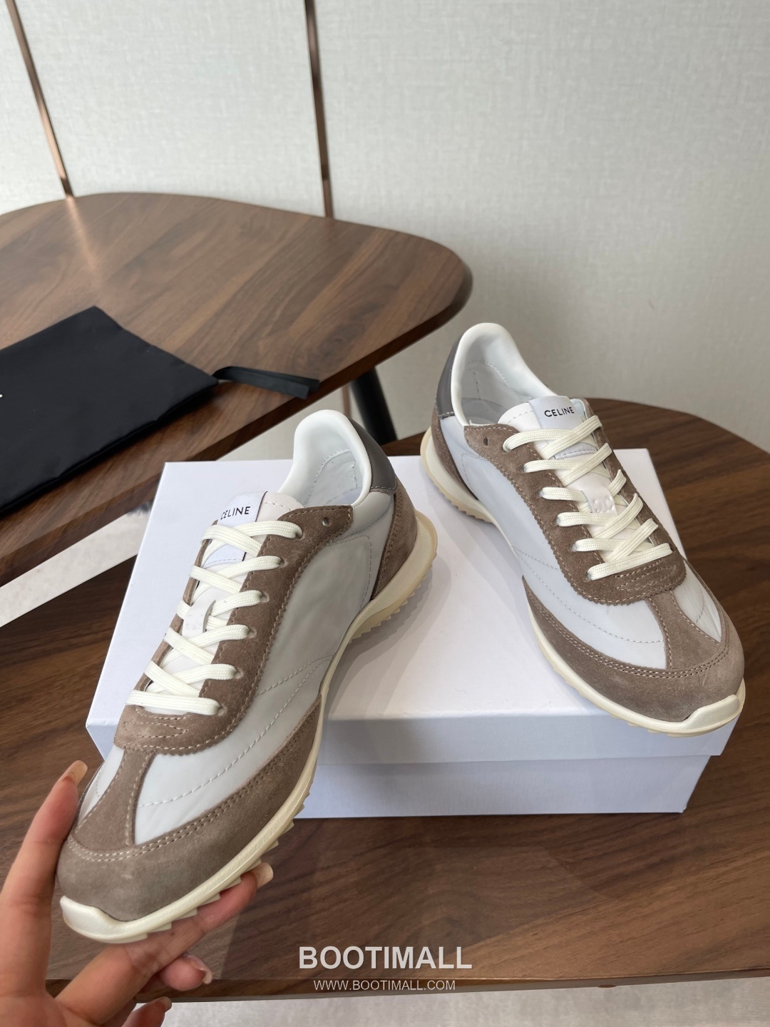 Celine Racer Triomphe Cowhide Textile Black Sneakers 셀린느 레이서 트리옹프 소가죽 텍스타일 블랙 스니커즈 5