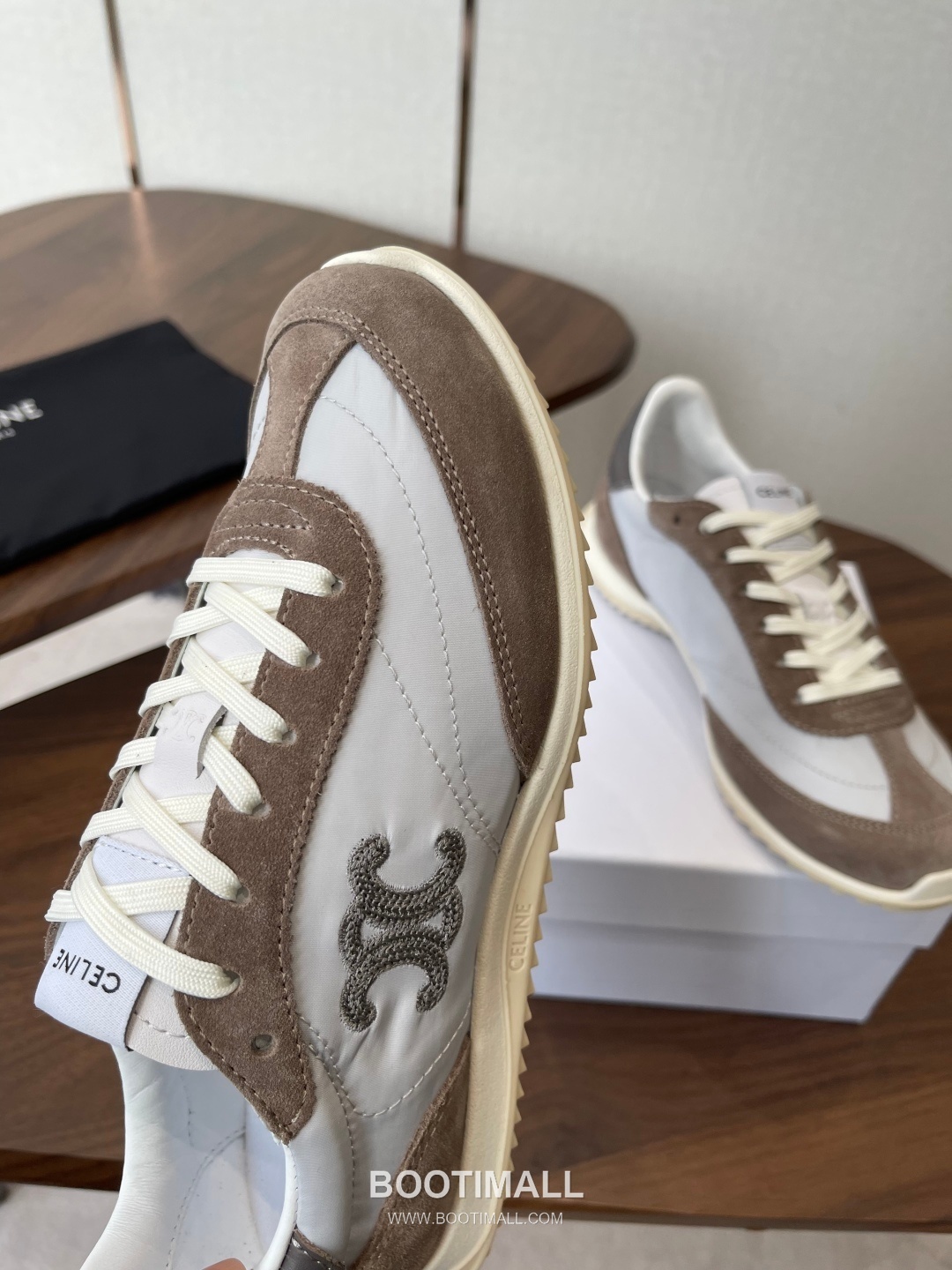 Celine Racer Triomphe Cowhide Textile Black Sneakers 셀린느 레이서 트리옹프 소가죽 텍스타일 블랙 스니커즈 6