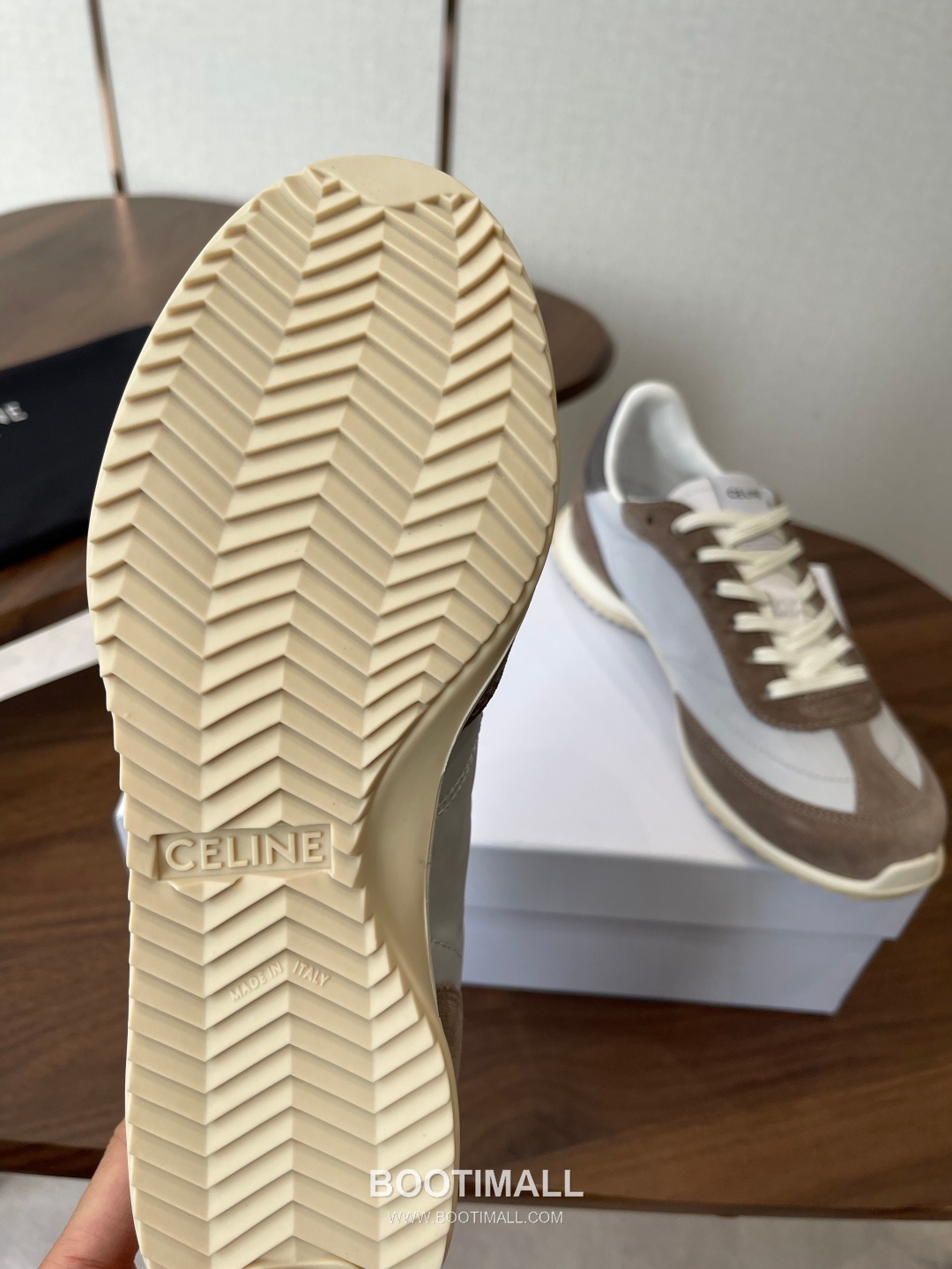 Celine Racer Triomphe Cowhide Textile Black Sneakers 셀린느 레이서 트리옹프 소가죽 텍스타일 블랙 스니커즈 9