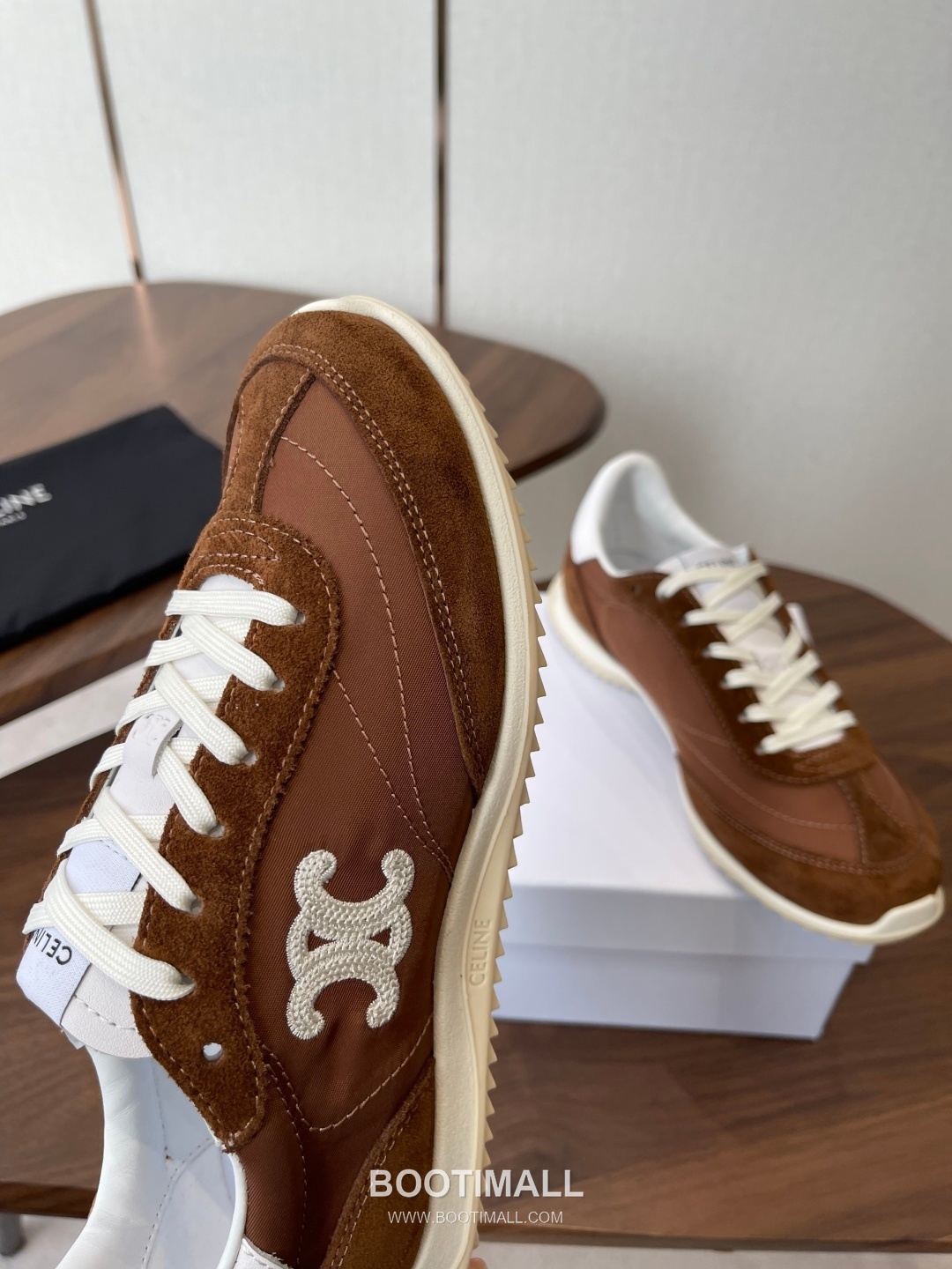 Celine Racer Triomphe Cowhide Textile Black Sneakers 셀린느 레이서 트리옹프 소가죽 텍스타일 블랙 스니커즈 6