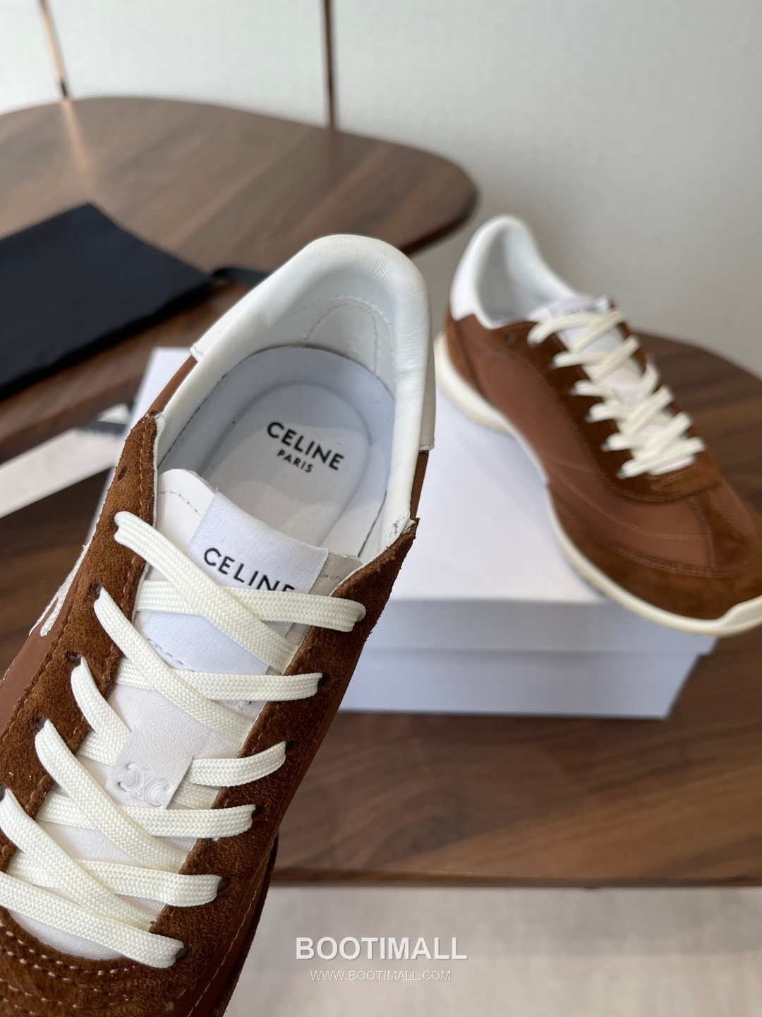 Celine Racer Triomphe Cowhide Textile Black Sneakers 셀린느 레이서 트리옹프 소가죽 텍스타일 블랙 스니커즈 7