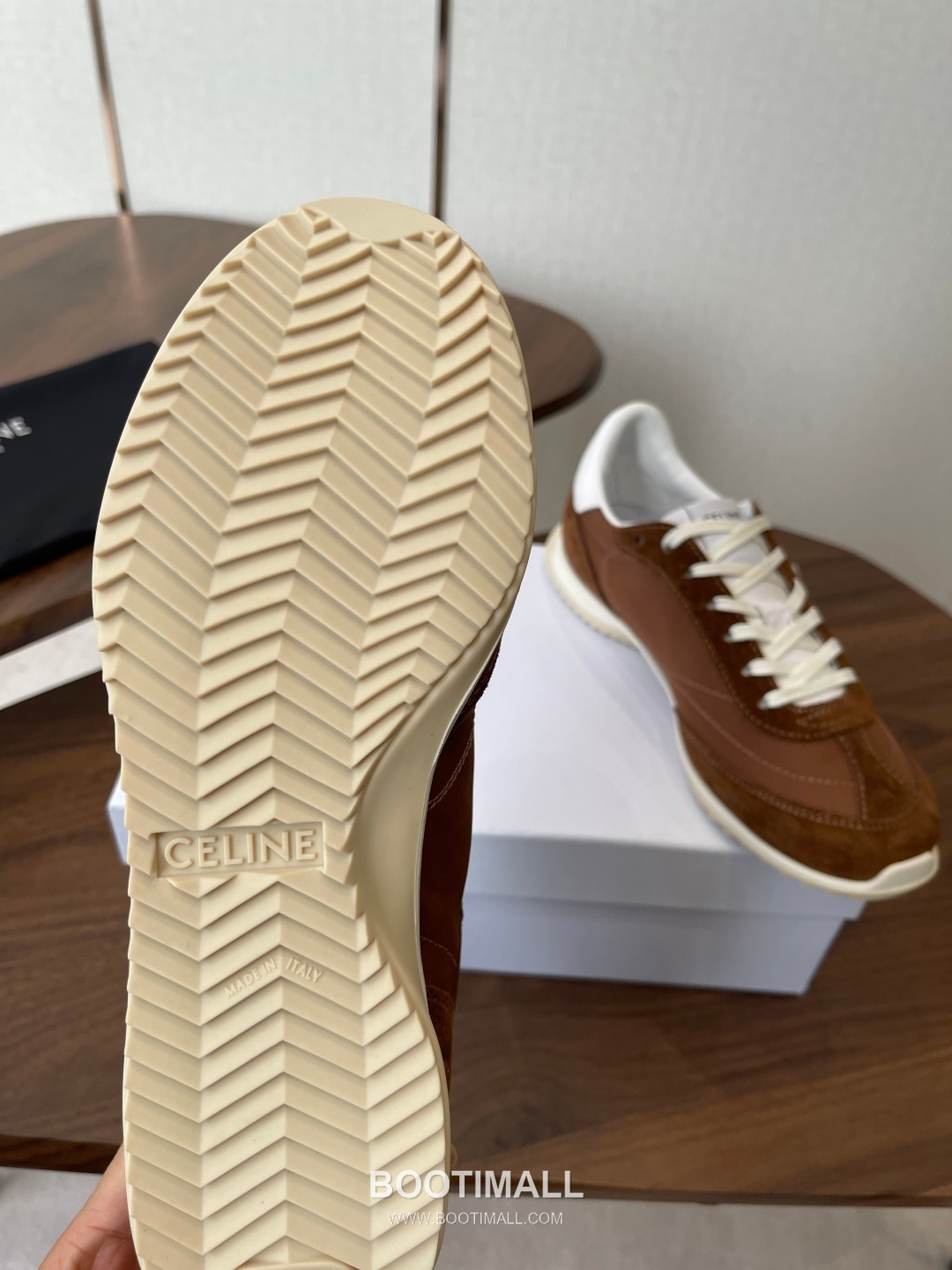 Celine Racer Triomphe Cowhide Textile Black Sneakers 셀린느 레이서 트리옹프 소가죽 텍스타일 블랙 스니커즈 9