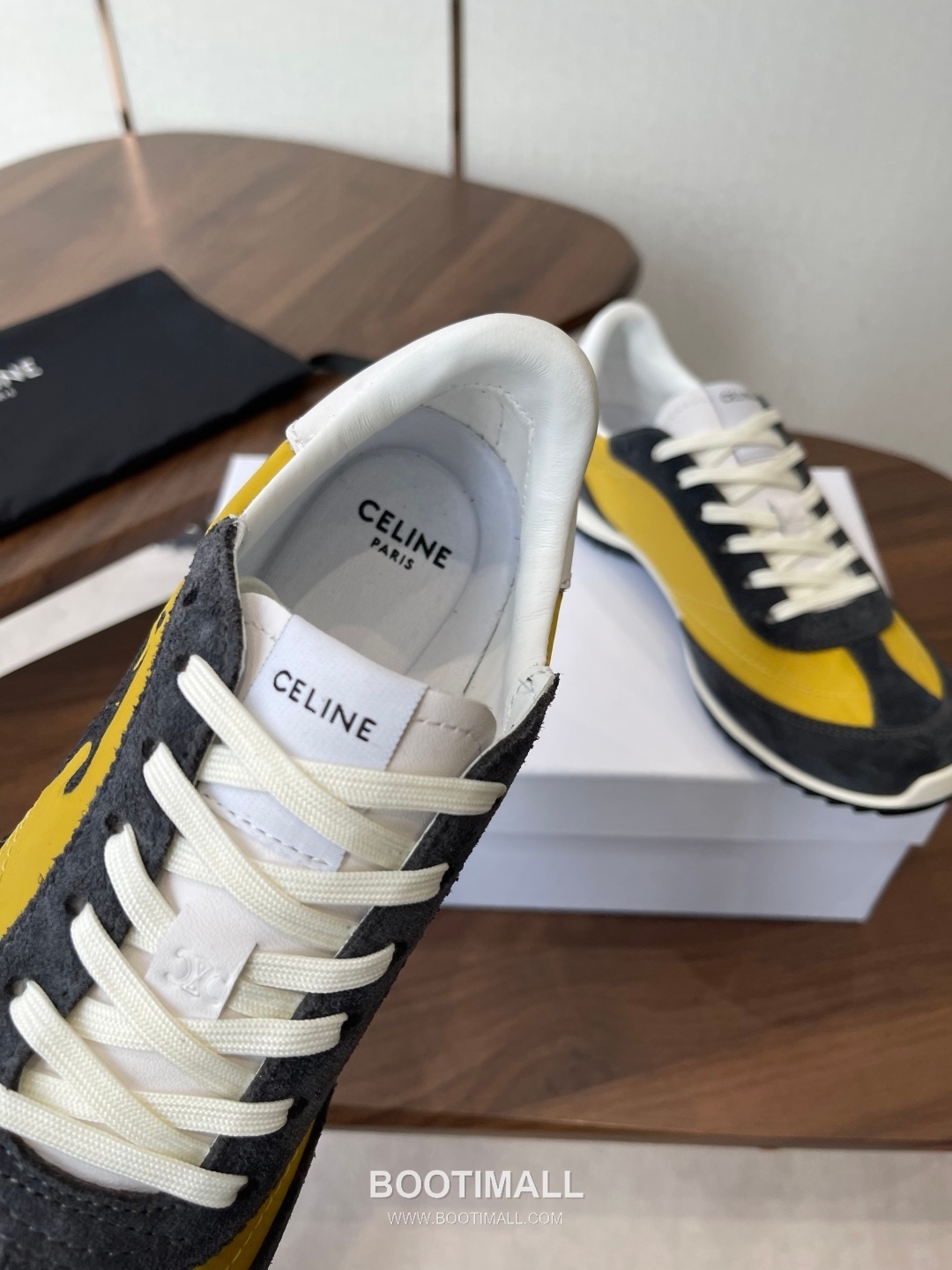 Celine Racer Triomphe Cowhide Textile Black Sneakers 셀린느 레이서 트리옹프 소가죽 텍스타일 블랙 스니커즈 7