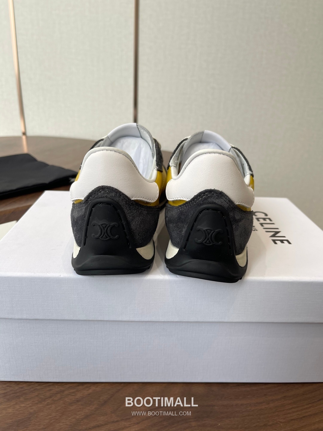 Celine Racer Triomphe Cowhide Textile Black Sneakers 셀린느 레이서 트리옹프 소가죽 텍스타일 블랙 스니커즈 8