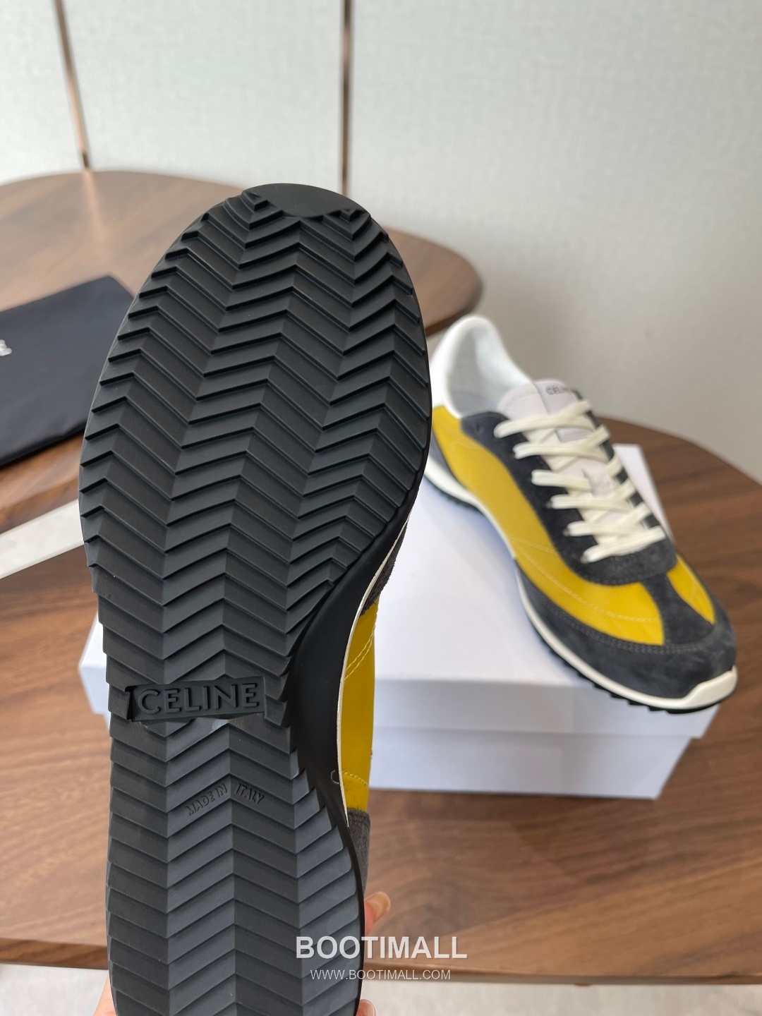 Celine Racer Triomphe Cowhide Textile Black Sneakers 셀린느 레이서 트리옹프 소가죽 텍스타일 블랙 스니커즈 9