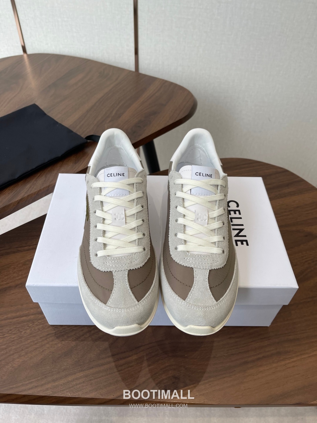 Celine Racer Triomphe Cowhide Textile Black Sneakers 셀린느 레이서 트리옹프 소가죽 텍스타일 블랙 스니커즈 1