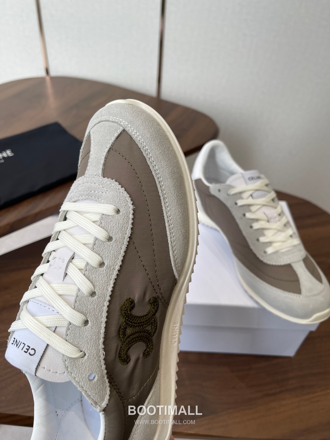 Celine Racer Triomphe Cowhide Textile Black Sneakers 셀린느 레이서 트리옹프 소가죽 텍스타일 블랙 스니커즈 6