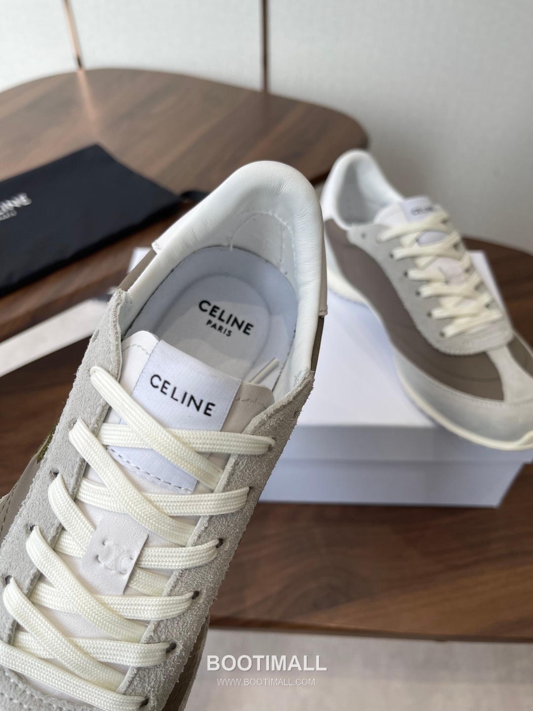 Celine Racer Triomphe Cowhide Textile Black Sneakers 셀린느 레이서 트리옹프 소가죽 텍스타일 블랙 스니커즈 7