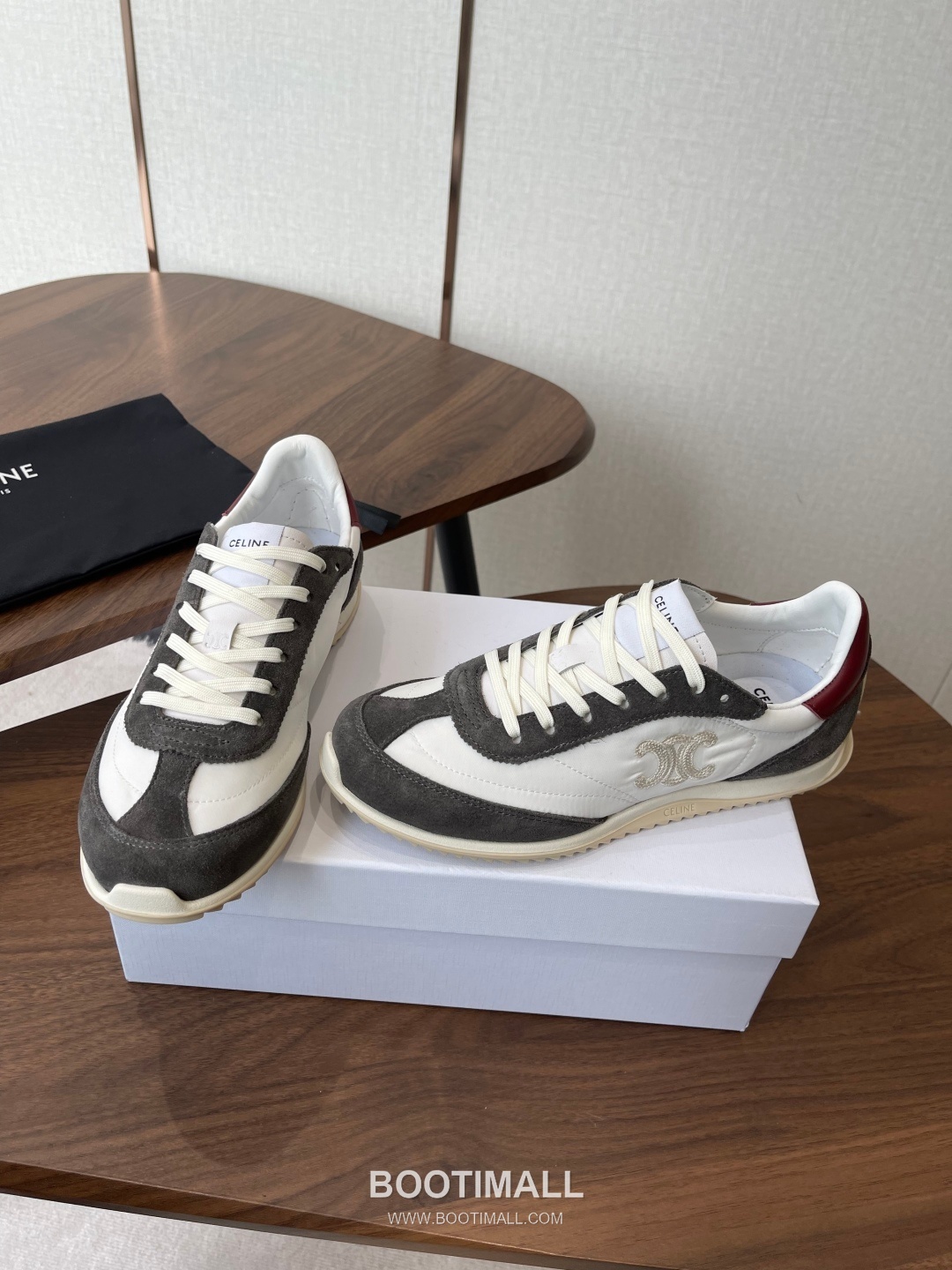 Celine Racer Triomphe Cowhide Textile Black Sneakers 셀린느 레이서 트리옹프 소가죽 텍스타일 블랙 스니커즈 4