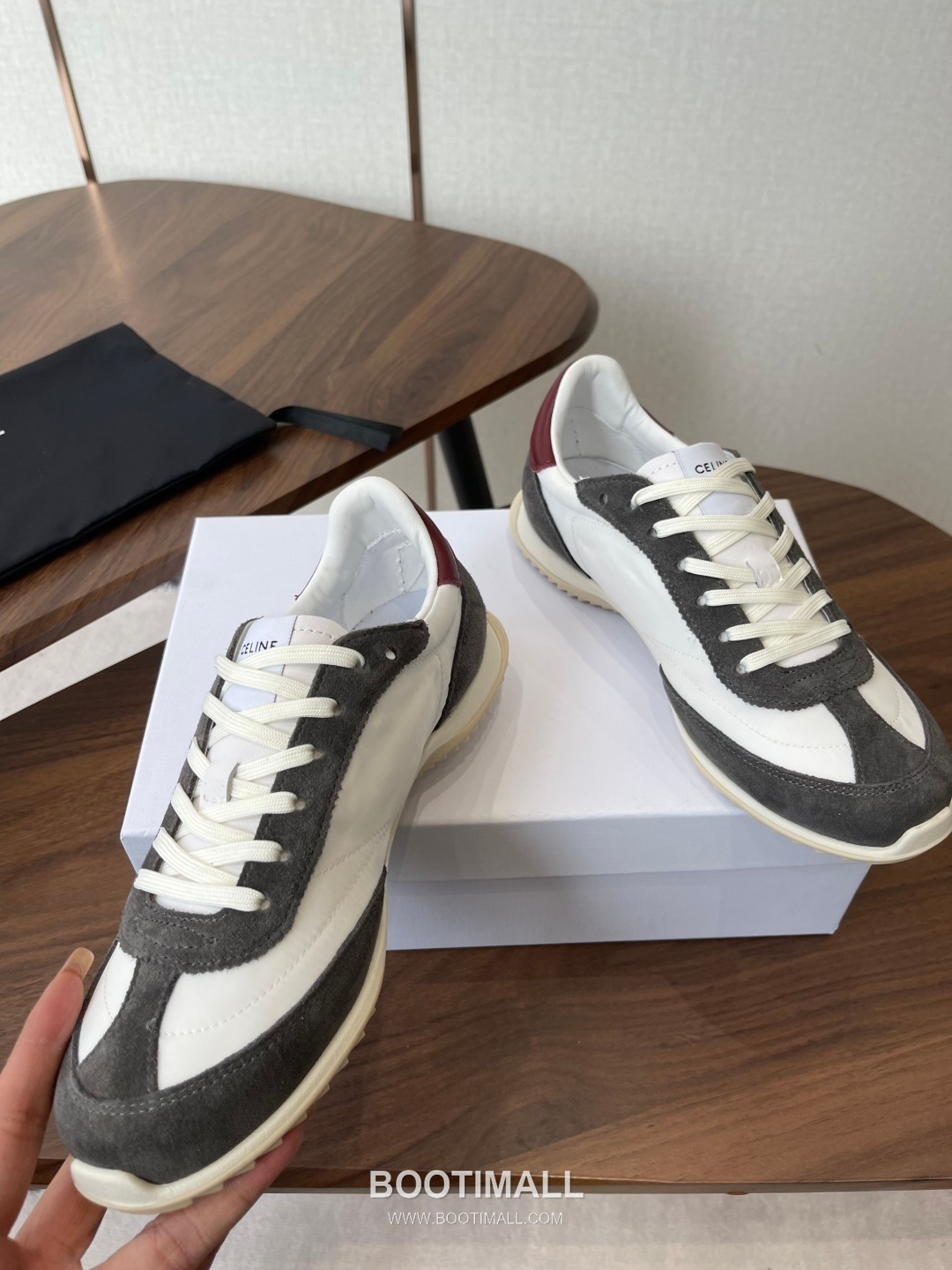 Celine Racer Triomphe Cowhide Textile Black Sneakers 셀린느 레이서 트리옹프 소가죽 텍스타일 블랙 스니커즈 5