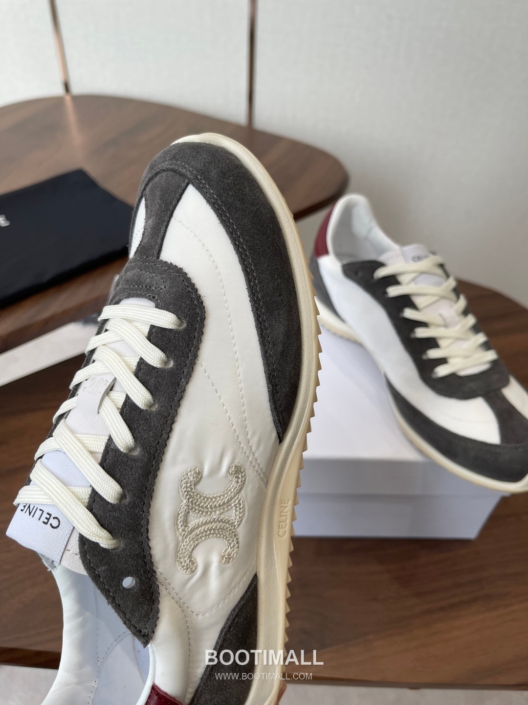 Celine Racer Triomphe Cowhide Textile Black Sneakers 셀린느 레이서 트리옹프 소가죽 텍스타일 블랙 스니커즈 7